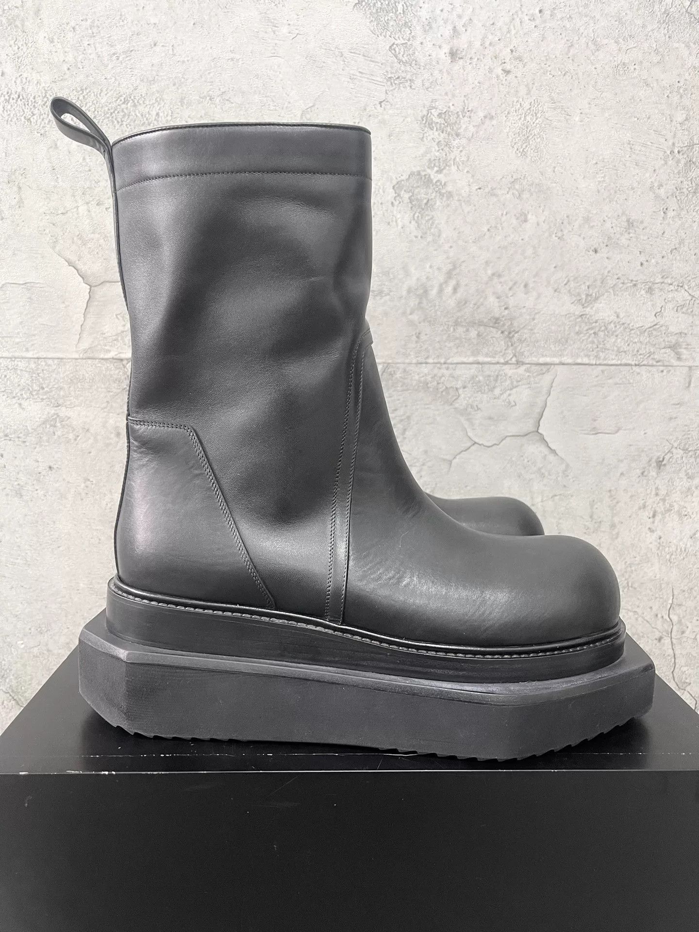 Rick Owens Rick Owens Show Coffin Sole High-Top Boots Size US 10 / EU 43 - 4 Thumbnail