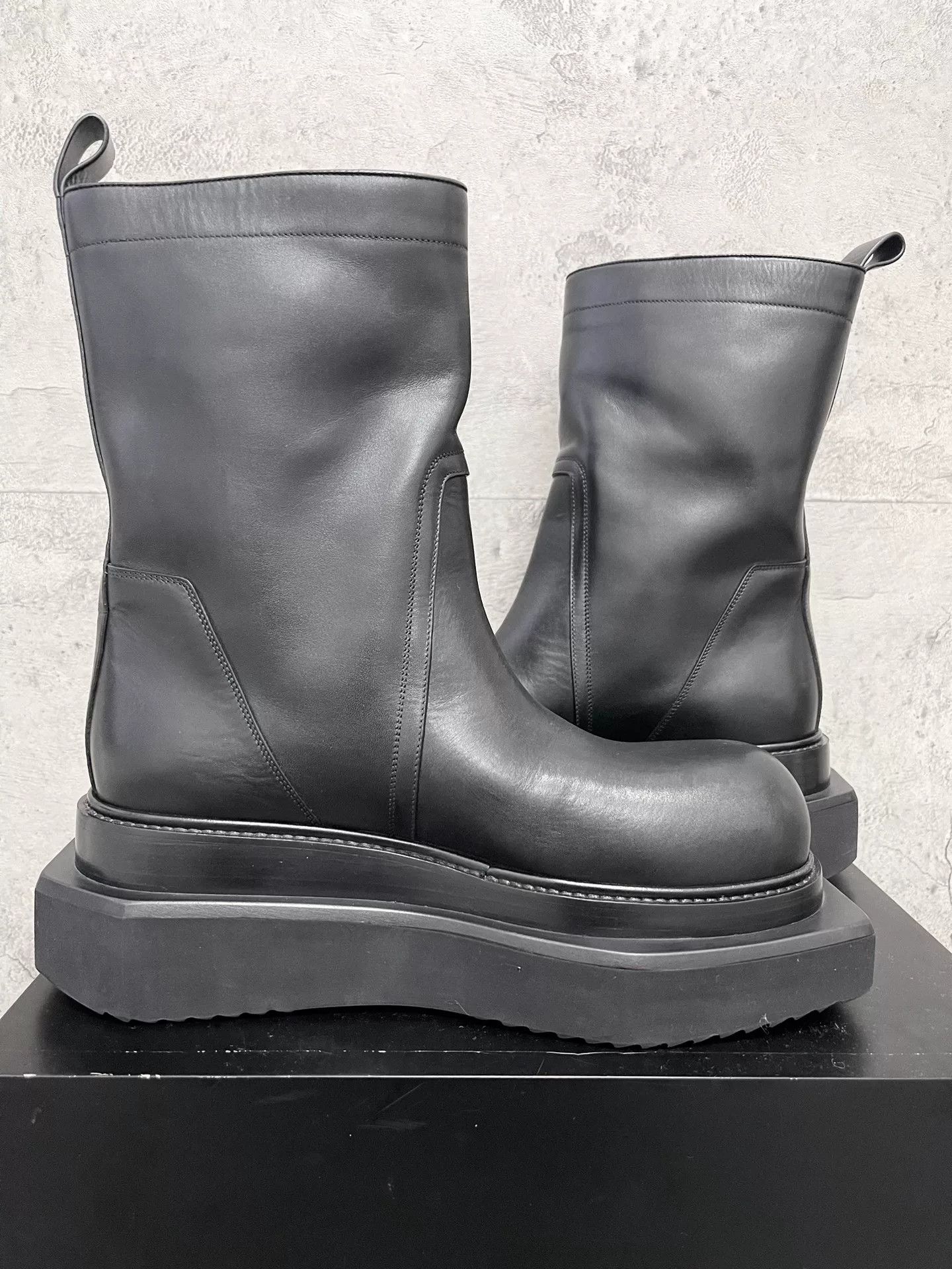 Rick Owens Rick Owens Show Coffin Sole High-Top Boots Size US 10 / EU 43 - 5 Thumbnail