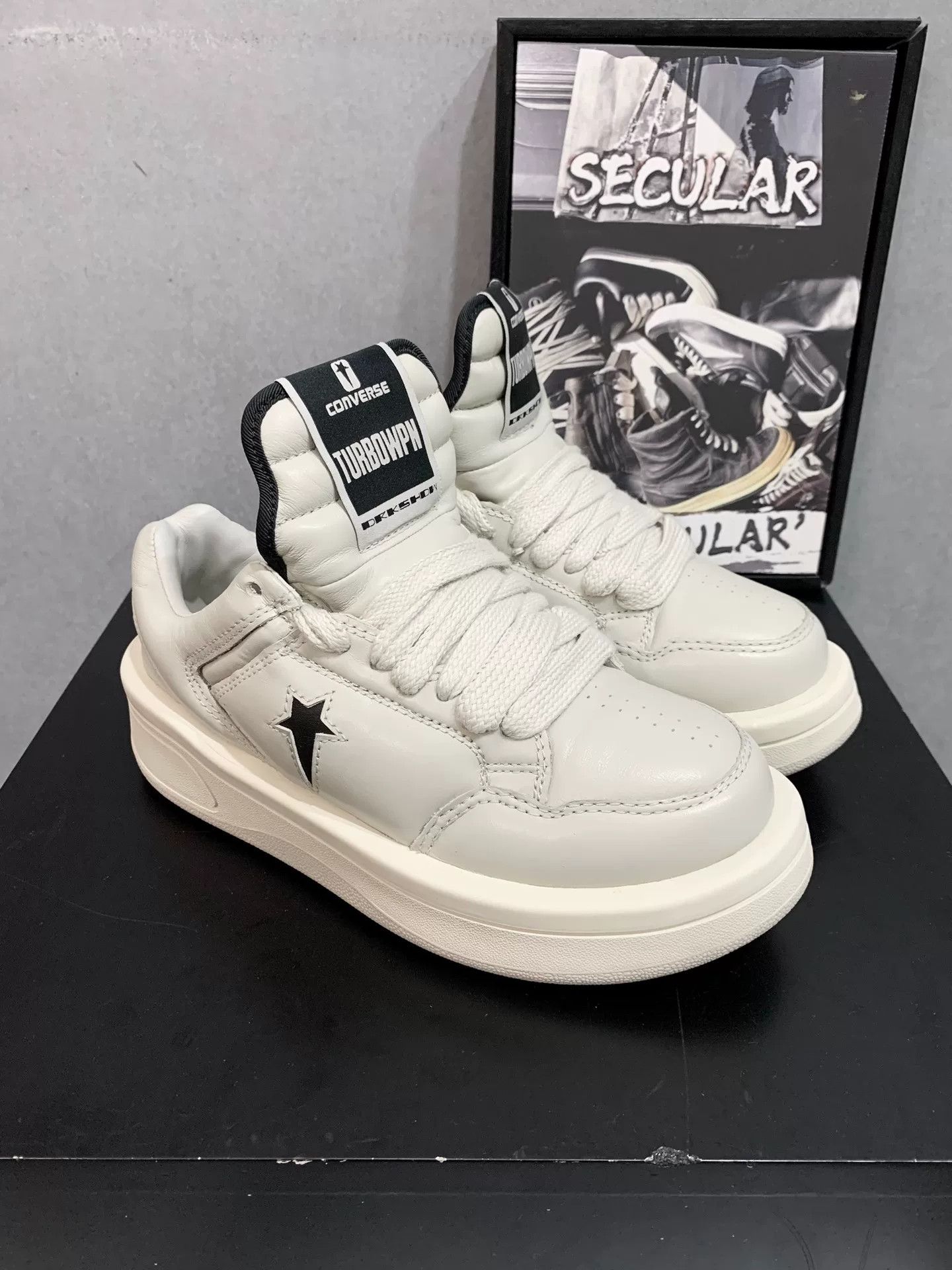 Rick Owens Rick Owens Converse 25SS Turbowpn Low Size US 5 / EU 37 - 3 Thumbnail
