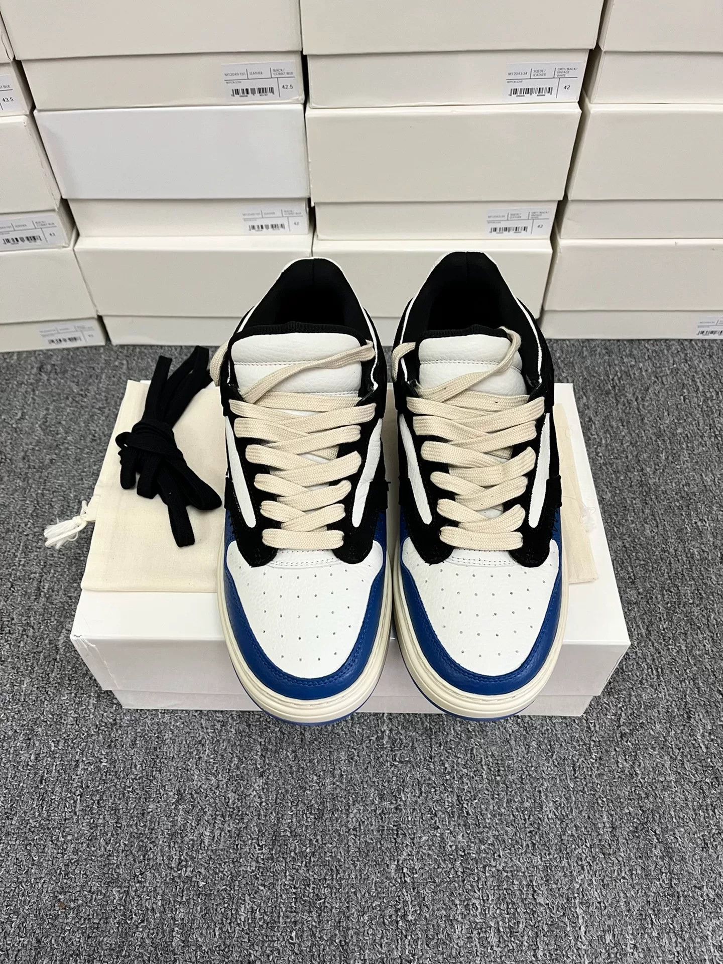 Represent Clo. Represent Reptor Low Leather Sneakers Size US 8 / EU 41 - 4 Thumbnail