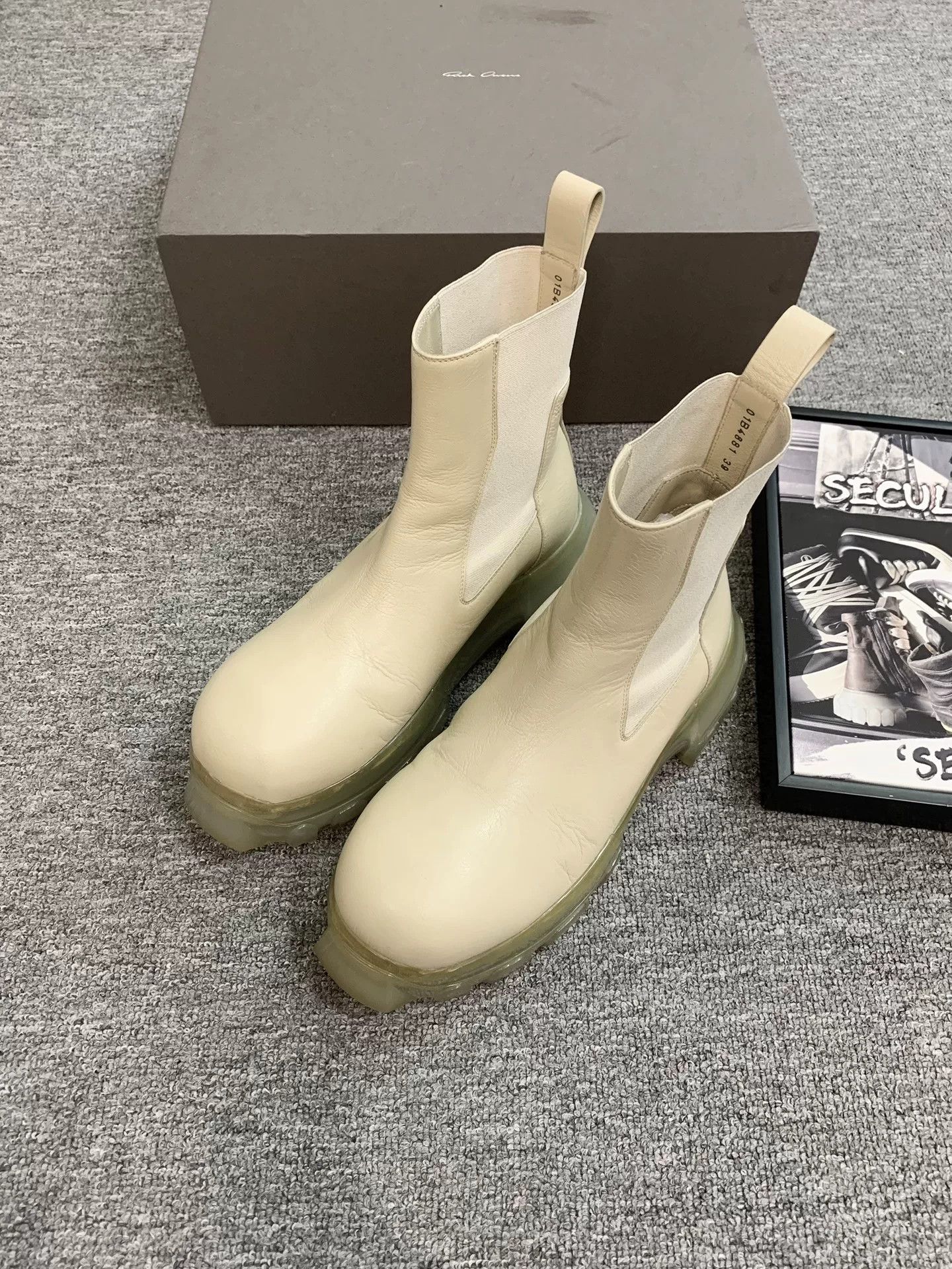 Rick Owens Rick Owens Tractor Chelsea Boots Size US 6 / EU 39 - 4 Thumbnail