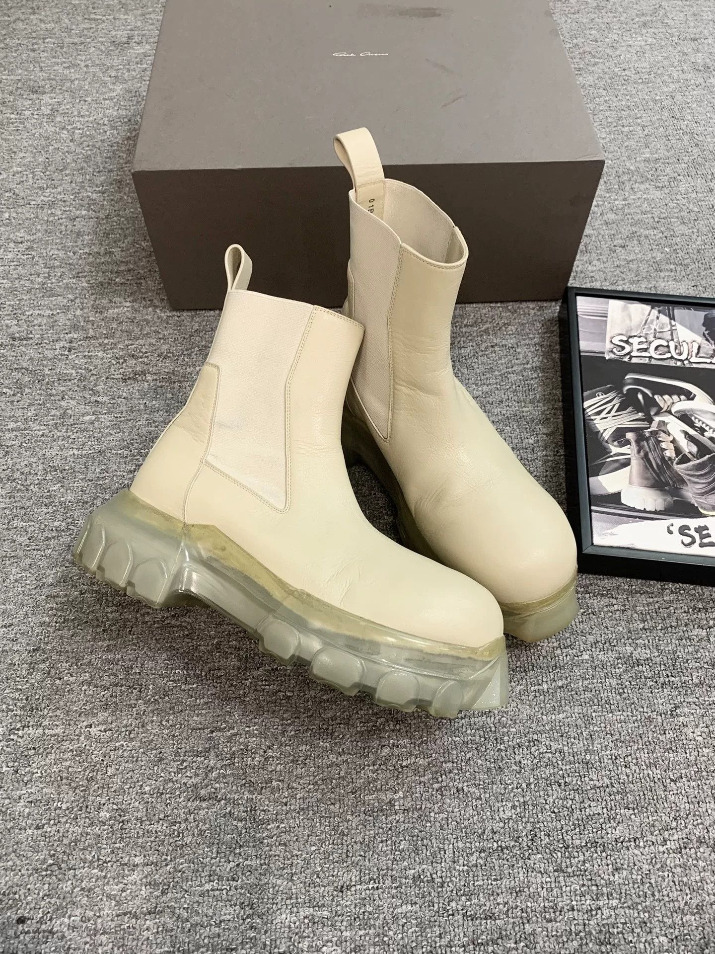 Rick Owens Rick Owens Tractor Chelsea Boots Size US 6 / EU 39 - 2 Thumbnail