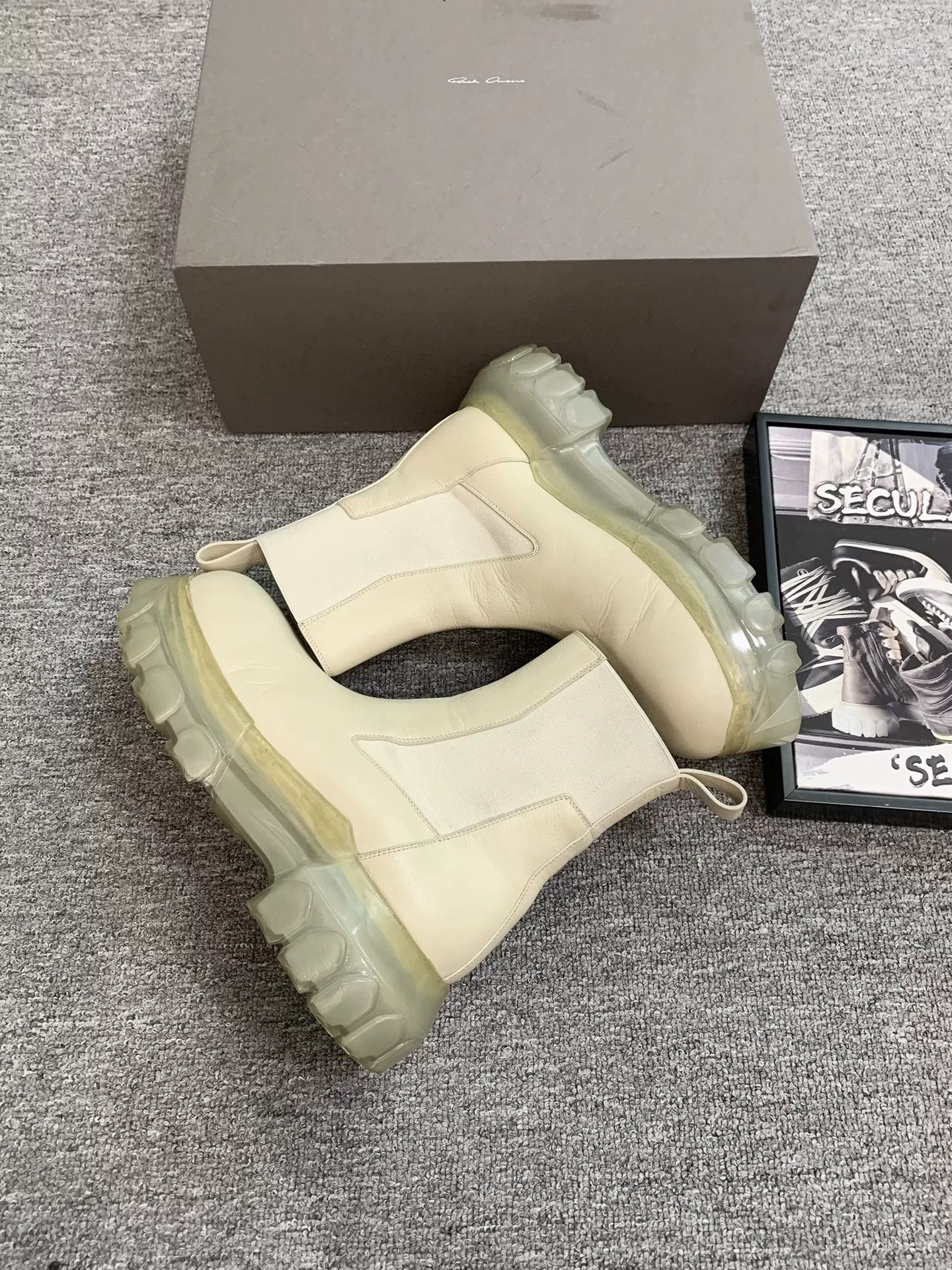 Rick Owens Rick Owens Tractor Chelsea Boots Size US 6 / EU 39 - 6 Thumbnail