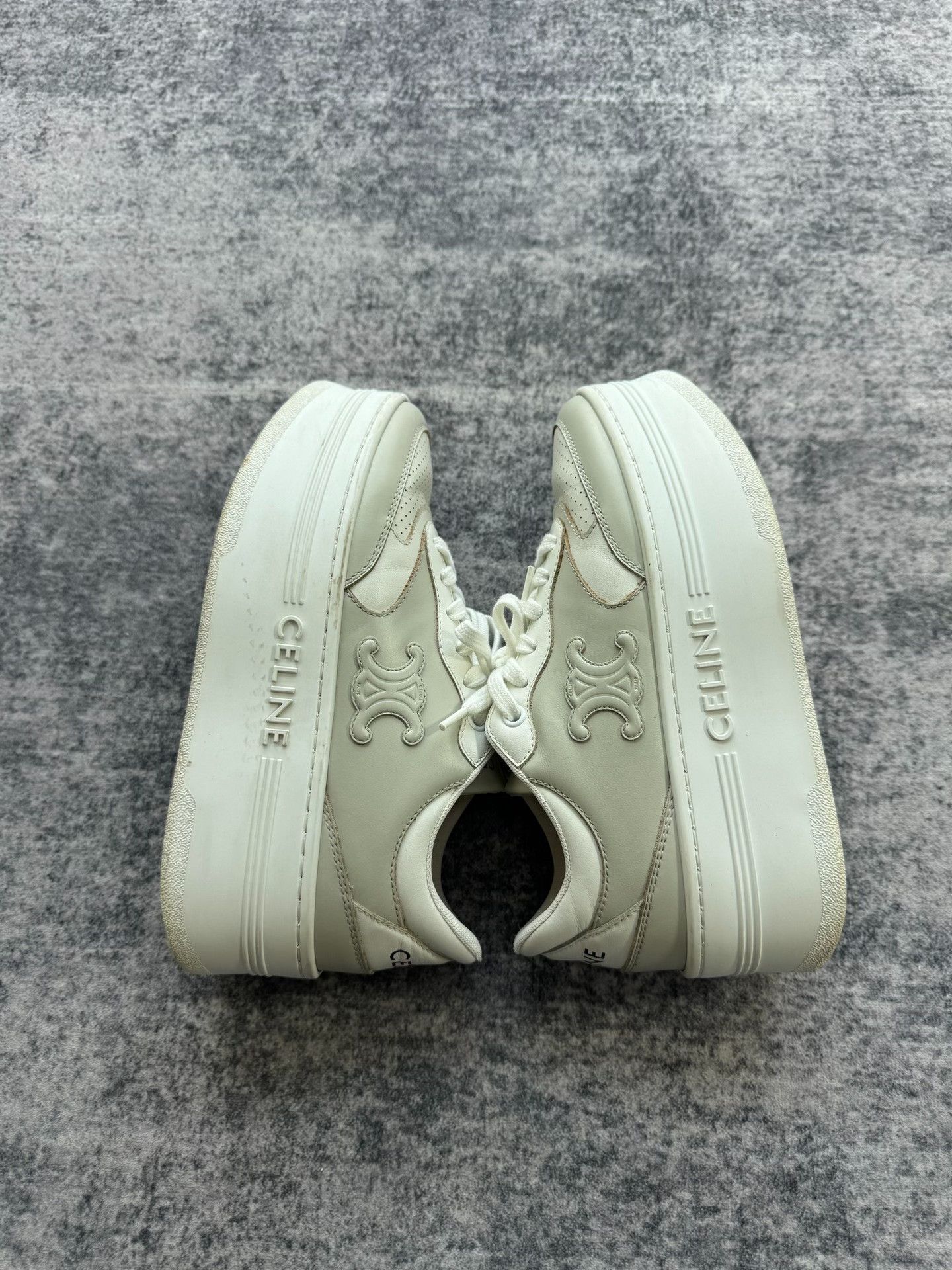 Celine Celine Elephant Gray Platform Shoes Size US 5 / IT 35 - 4 Thumbnail
