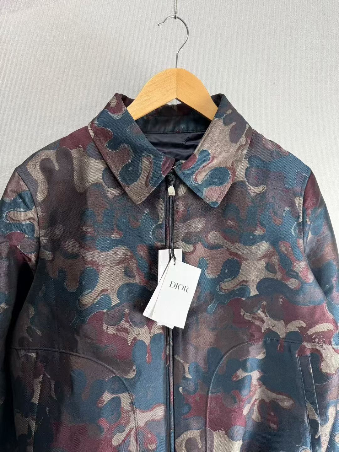Dior Dior Camouflage Lapel Zip Cotton Jacket Size US M / EU 48-50 / 2 - 3 Thumbnail