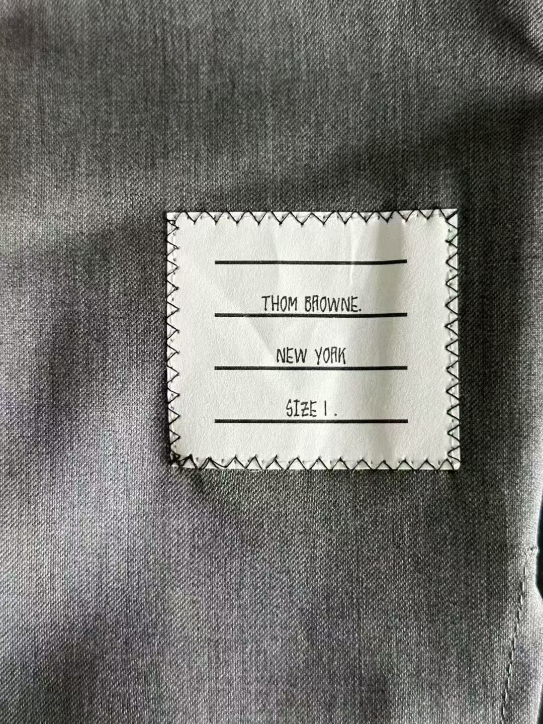 Thom Browne Thom Browne Gray Wool Sweatpants Size US 32 / EU 48 - 4 Thumbnail