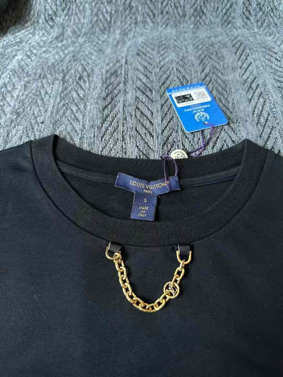 Louis Vuitton Louis Vuitton Monogram Denim Chain Pocket Tee Size US S / EU 44-46 / 1 - 3 Thumbnail