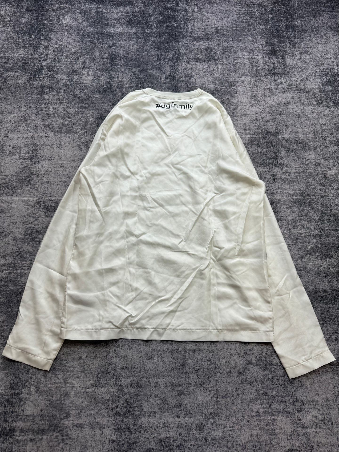 Dolce & Gabbana Dolce & Gabbana White Portrait Long Sleeve Size US M / EU 48-50 / 2 - 2 Thumbnail