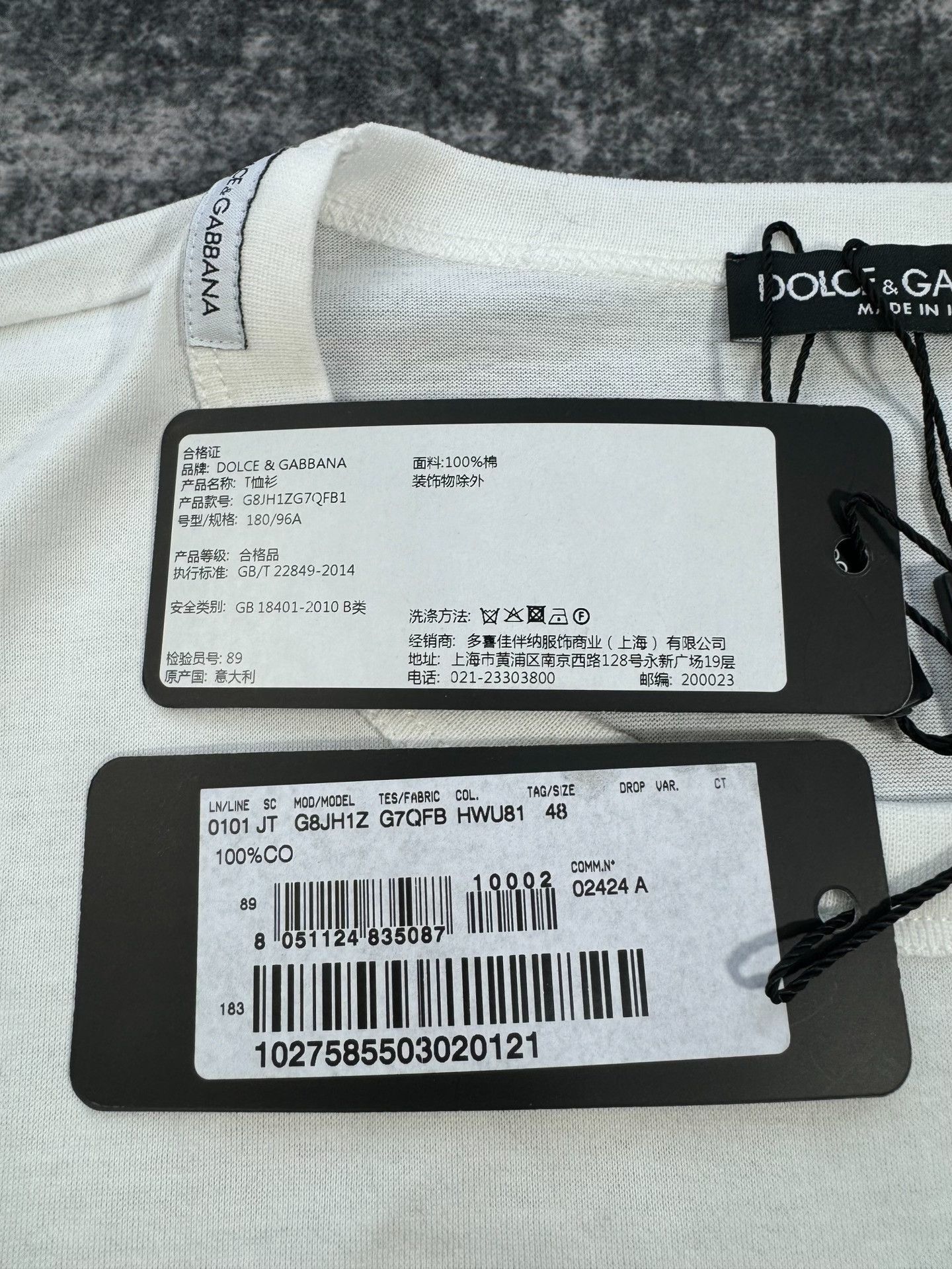 Dolce & Gabbana Dolce & Gabbana Angel Short Sleeve Size US M / EU 48-50 / 2 - 5 Thumbnail