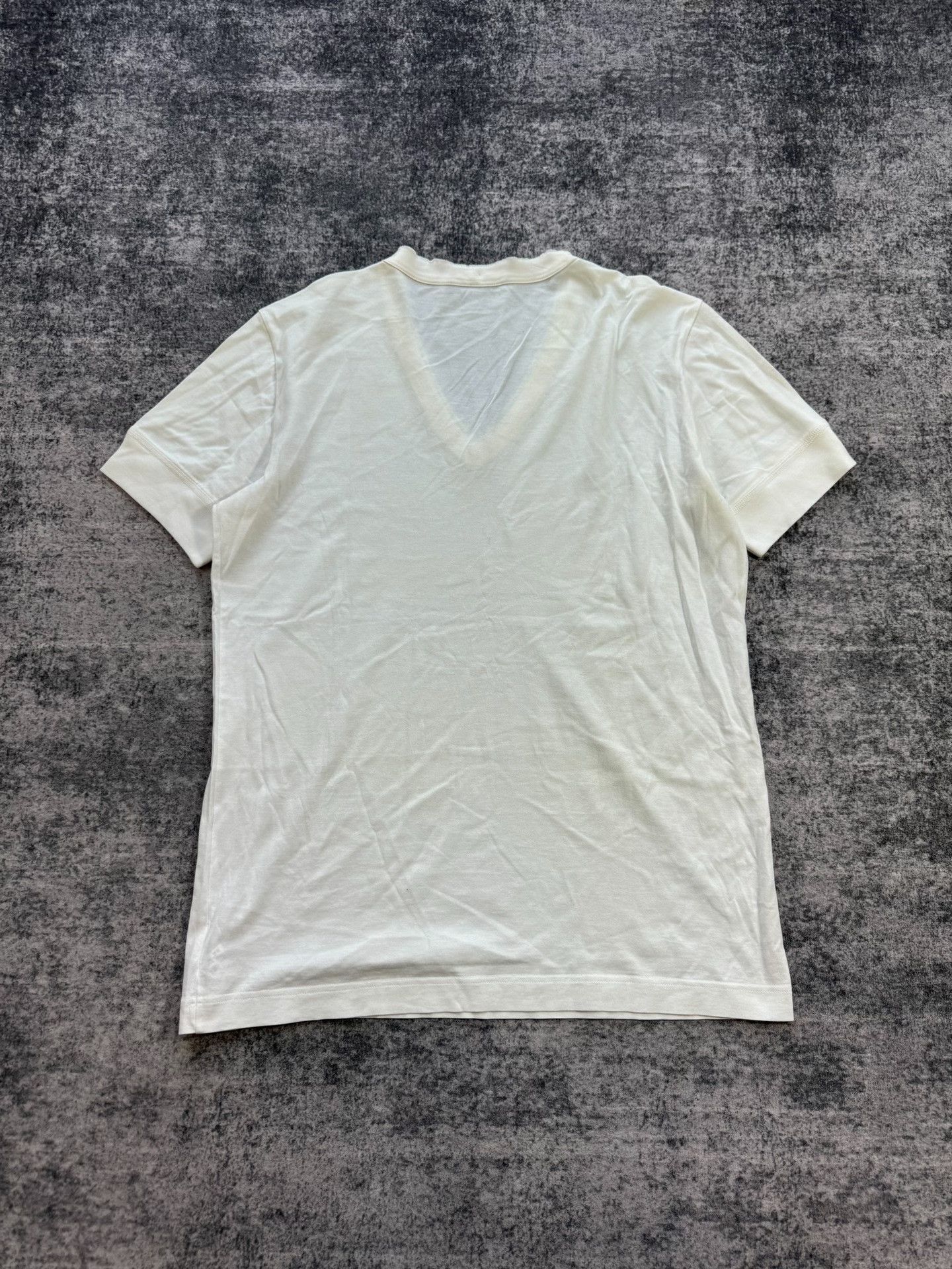 Dolce & Gabbana Dolce & Gabbana Silk V-Neck Short-Sleeve Size US M / EU 48-50 / 2 - 2 Thumbnail