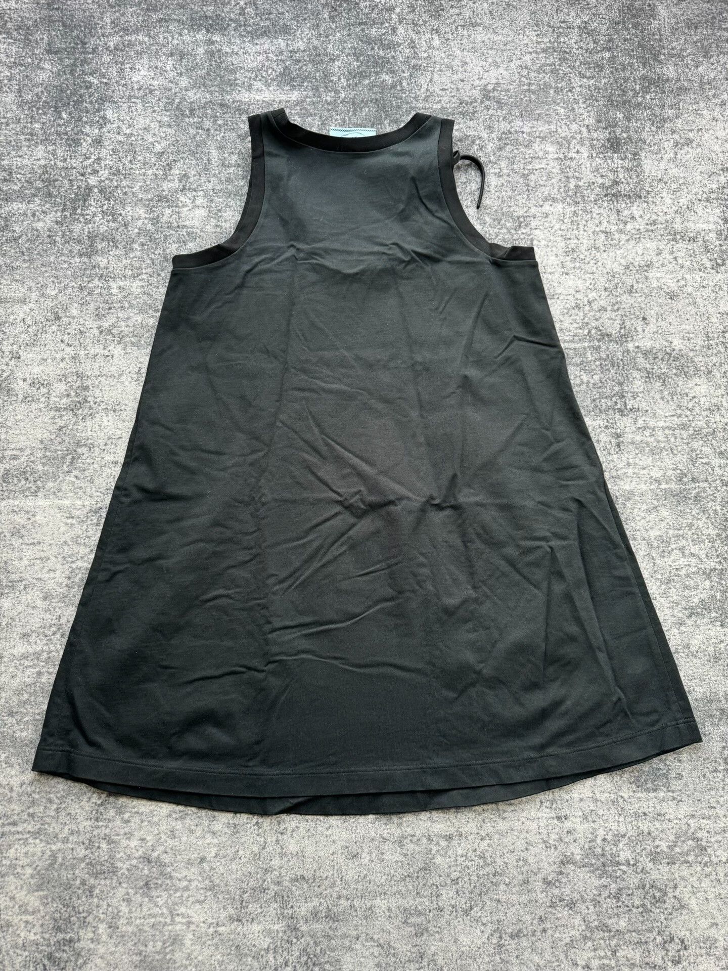 Prada Black Bow Vest Dress