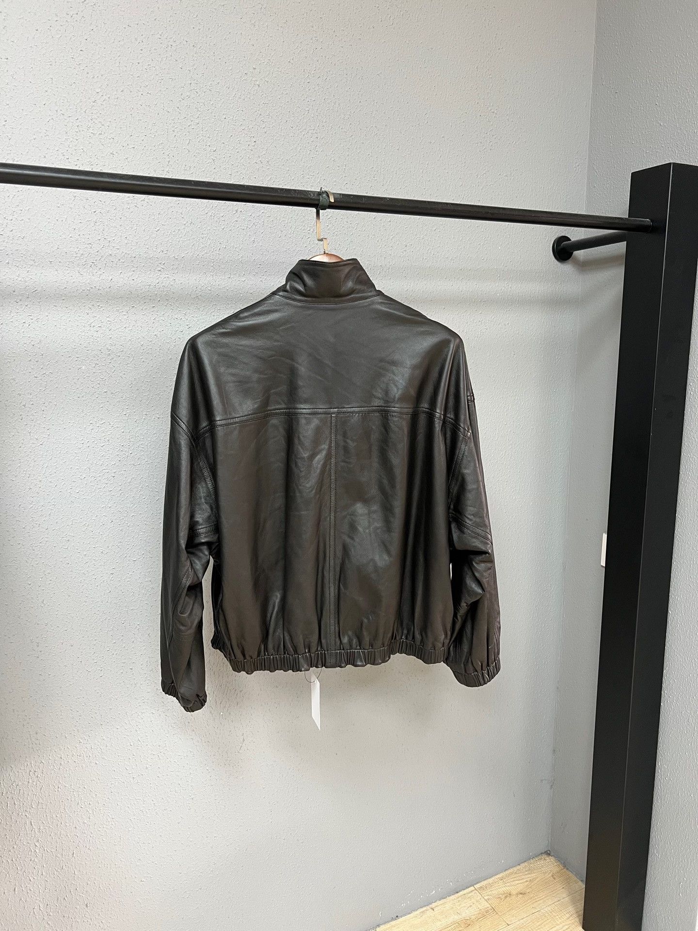 Lemaire Lemaire Stand Collar Leather Jacket Size US M / EU 48-50 / 2 - 2 Thumbnail