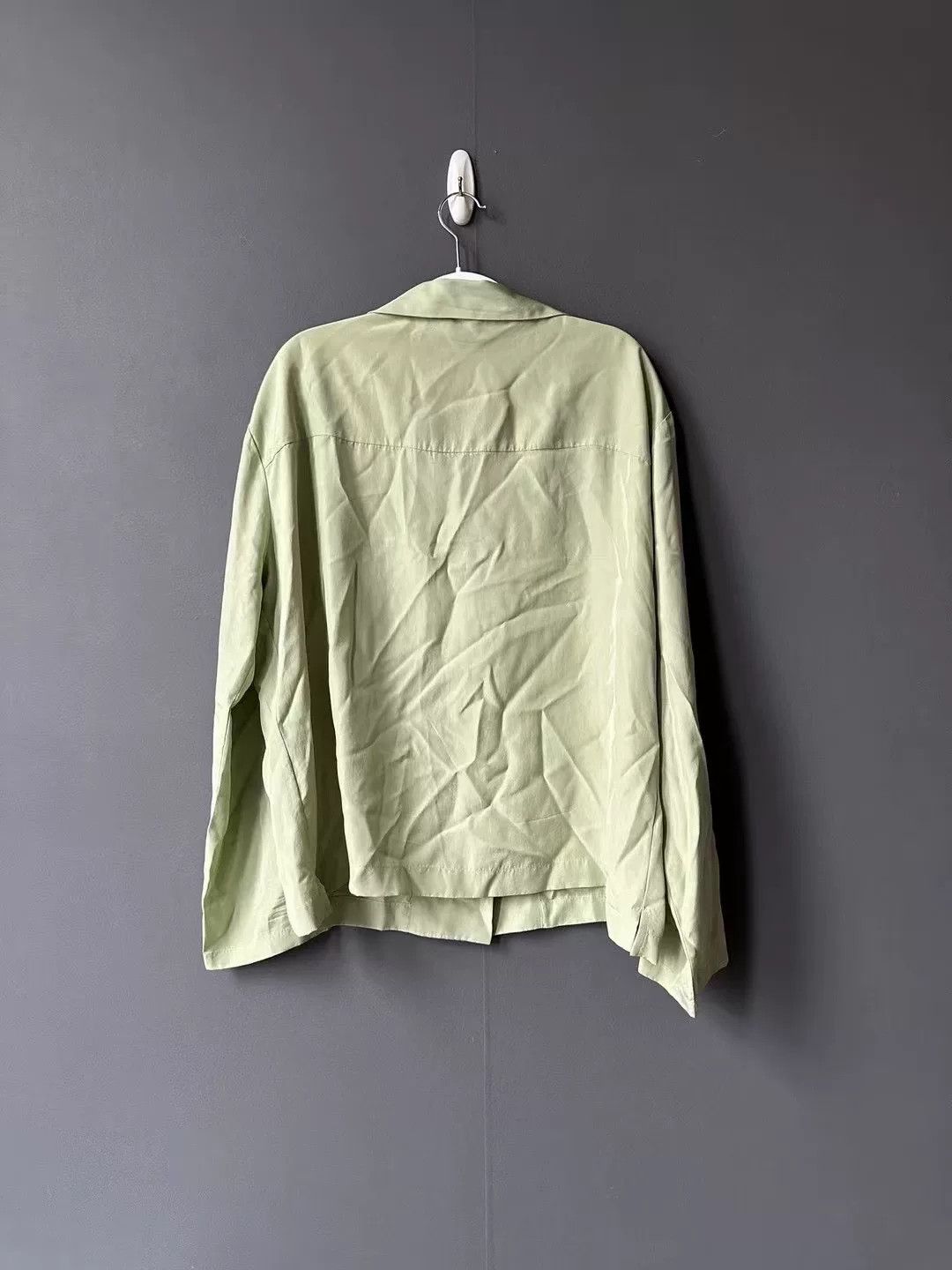 Loewe Loewe Pocket Large Logo Silk Shirt Size US XXS / EU 40 - 2 Thumbnail