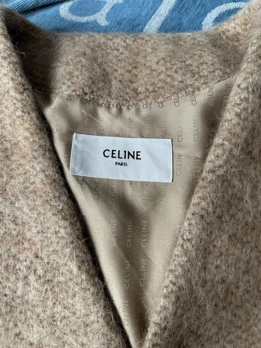 Celine Celine Beige Gold Button Cardigan Coat Size S / US 4 / IT 40 - 3 Thumbnail