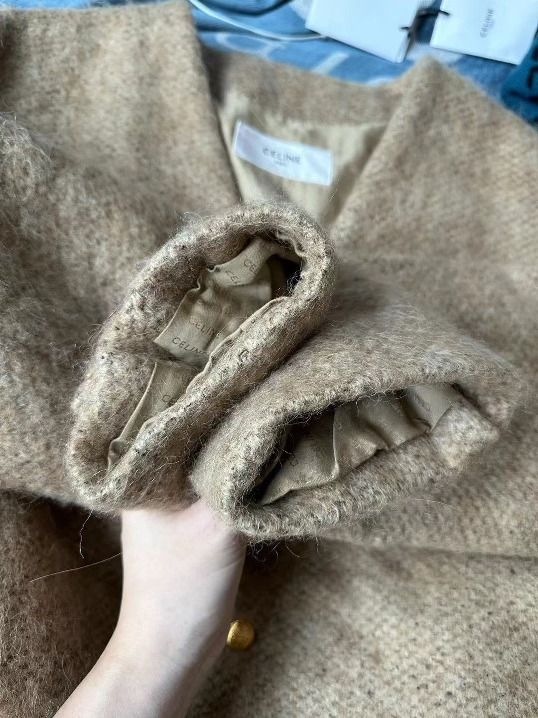 Celine Celine Beige Gold Button Cardigan Coat Size S / US 4 / IT 40 - 5 Thumbnail