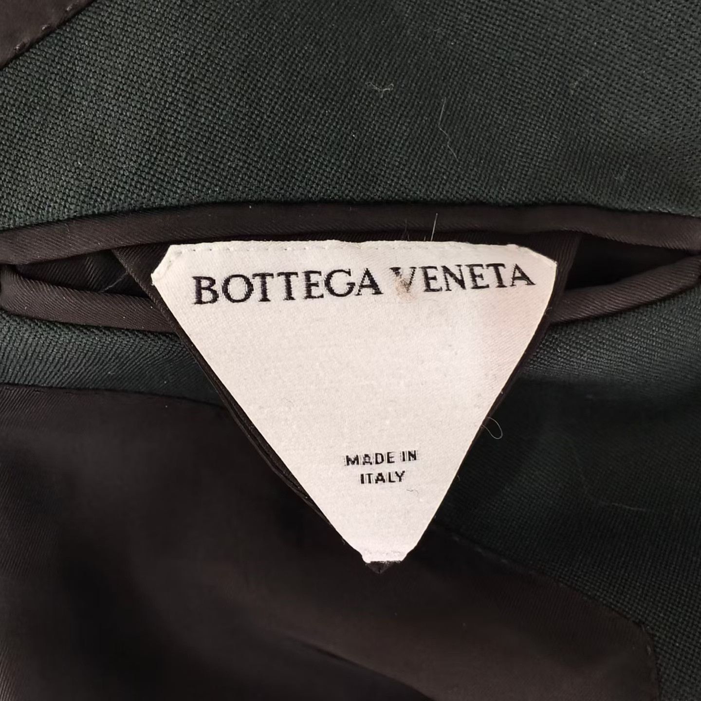 Bottega Veneta Bottega Veneta BV Triangle Logo Wool Blazer Size US XS / EU 42 / 0 - 3 Thumbnail