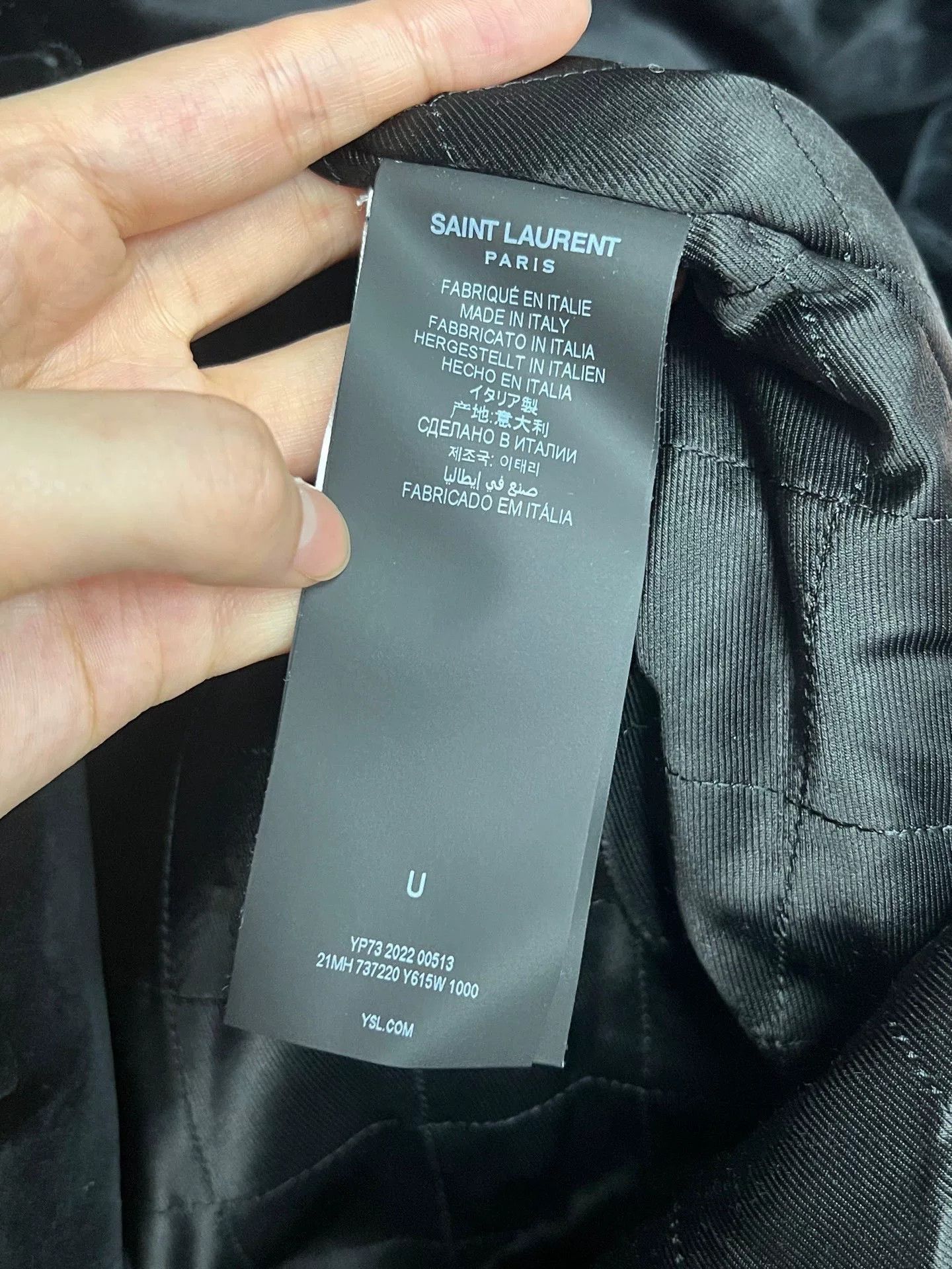 Saint Laurent Paris Saint Laurent Velvet Double-Breasted Coat Size M / US 6-8 / IT 42-44 - 4 Thumbnail