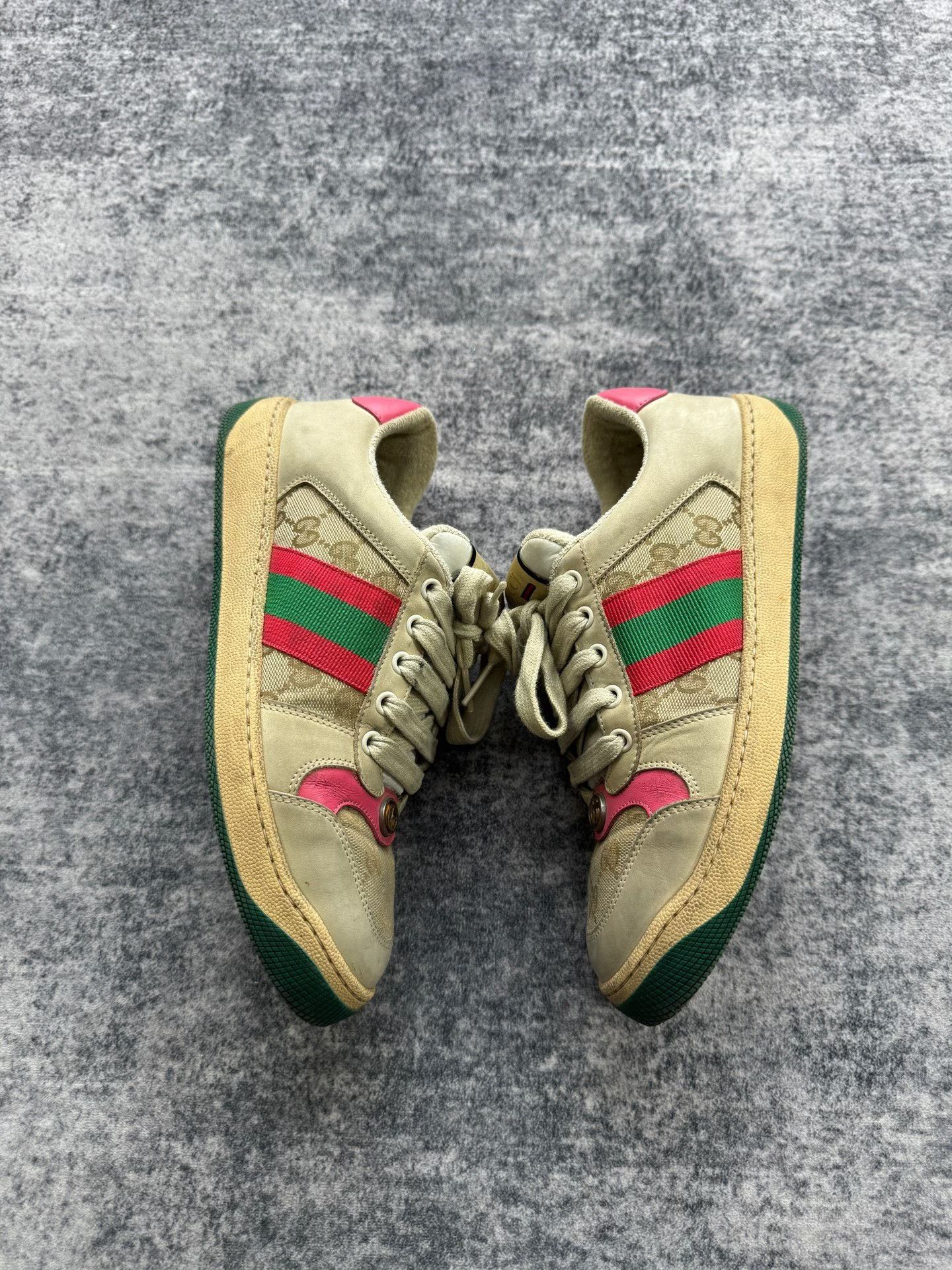 Gucci Gucci Pink Dirty Shoes Size US 7 / IT 37 - 3 Thumbnail