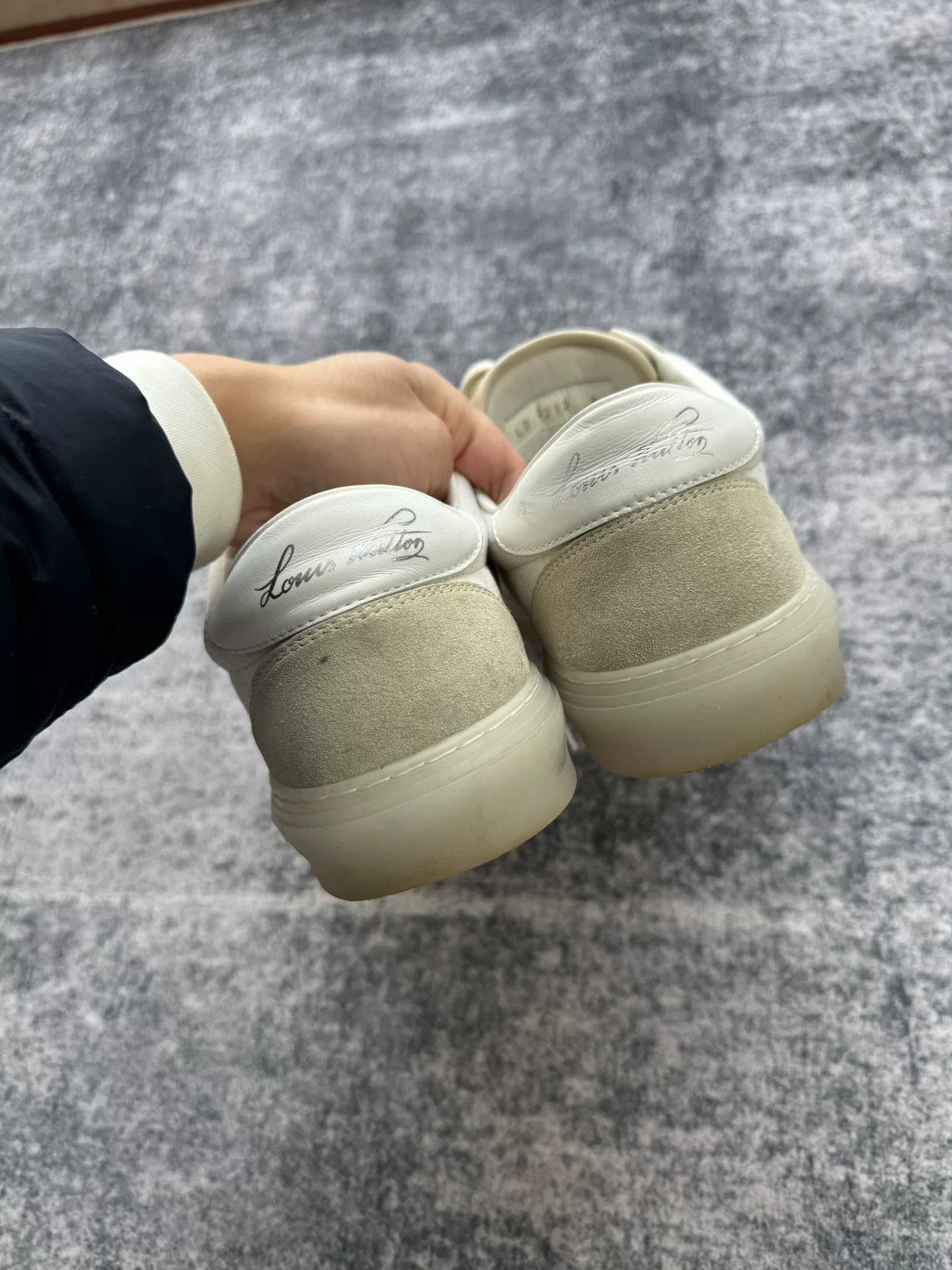 Louis Vuitton Louis Vuitton Ollie Checker Denim Sneakers Size US 10 / EU 43 - 6 Thumbnail