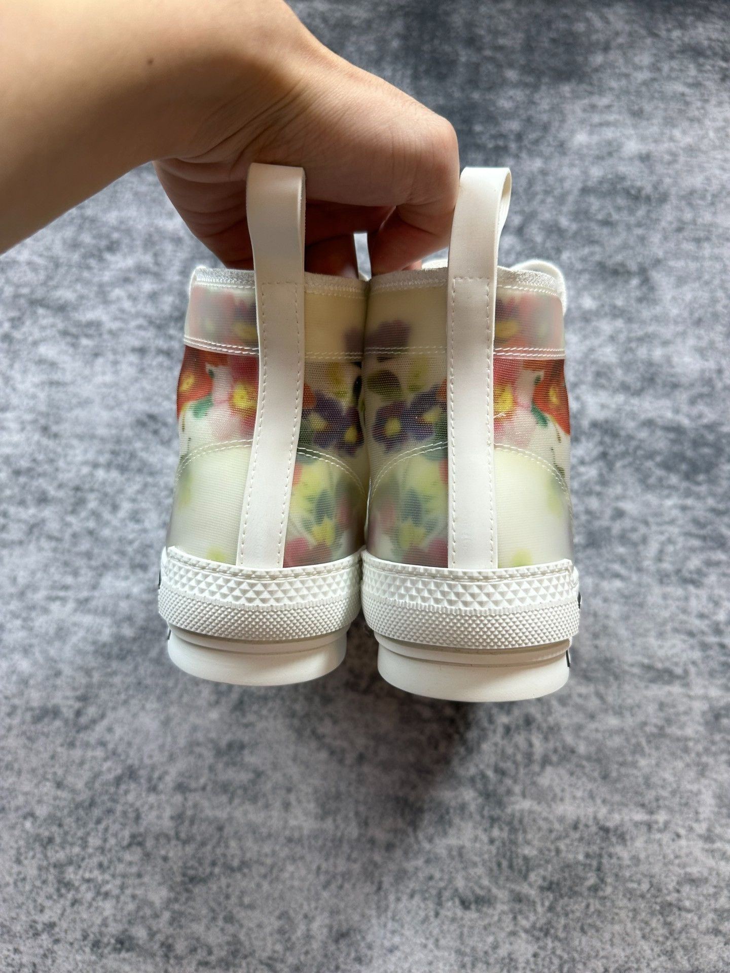 Dior Dior B23 Floral High-Top Sneakers Size US 5 / IT 35 - 4 Thumbnail