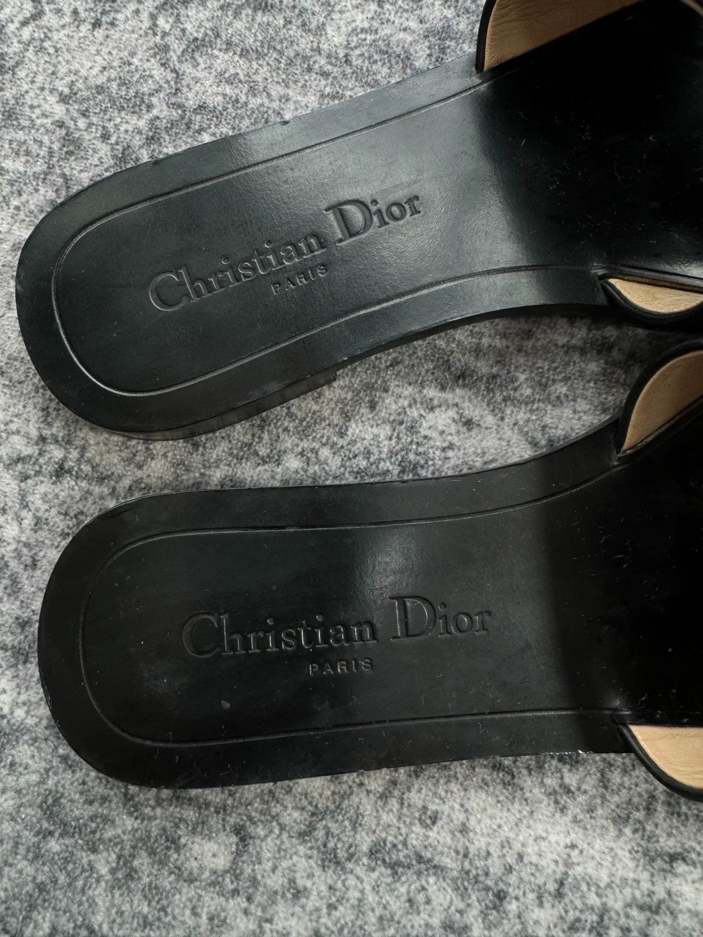 Dior Dior Large Logo Slippers Size US 4.5 / IT 34.5 - 3 Thumbnail