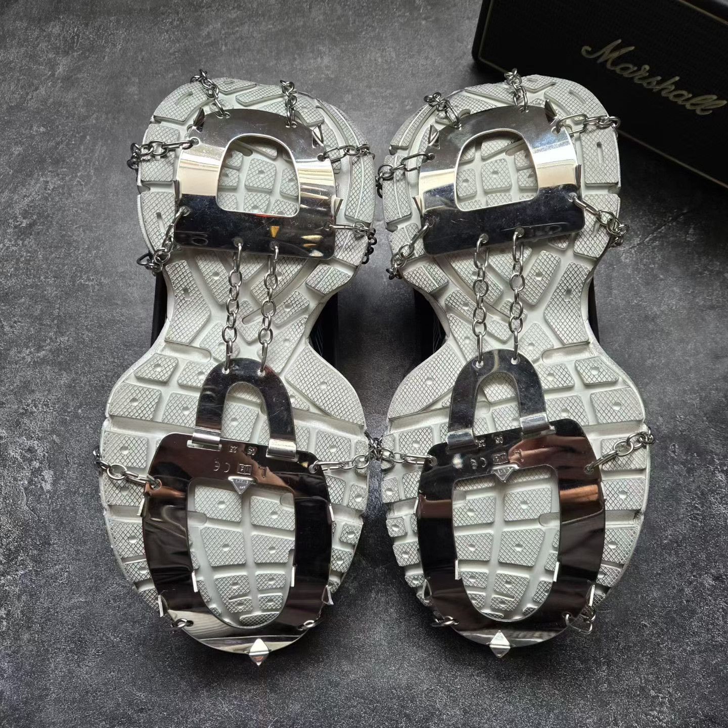 Balenciaga Balenciaga 3XL Ski Crampon Chain Fleece Dad Shoes Size US 9 / EU 42 - 9 Thumbnail