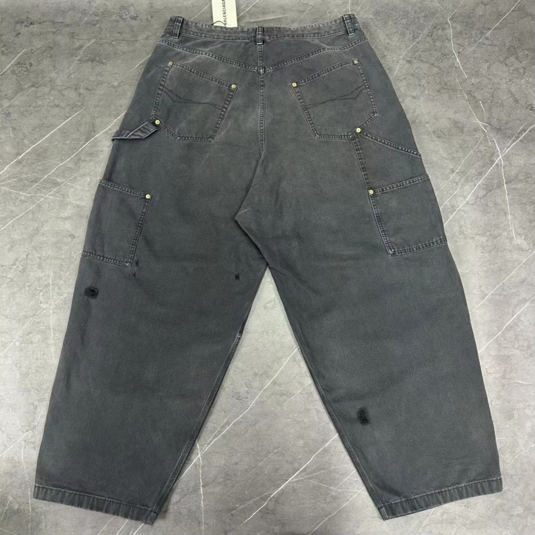 Balenciaga Balenciaga 24FW Distressed Lumberjack Pants Size US 30 / EU 46 - 2 Thumbnail