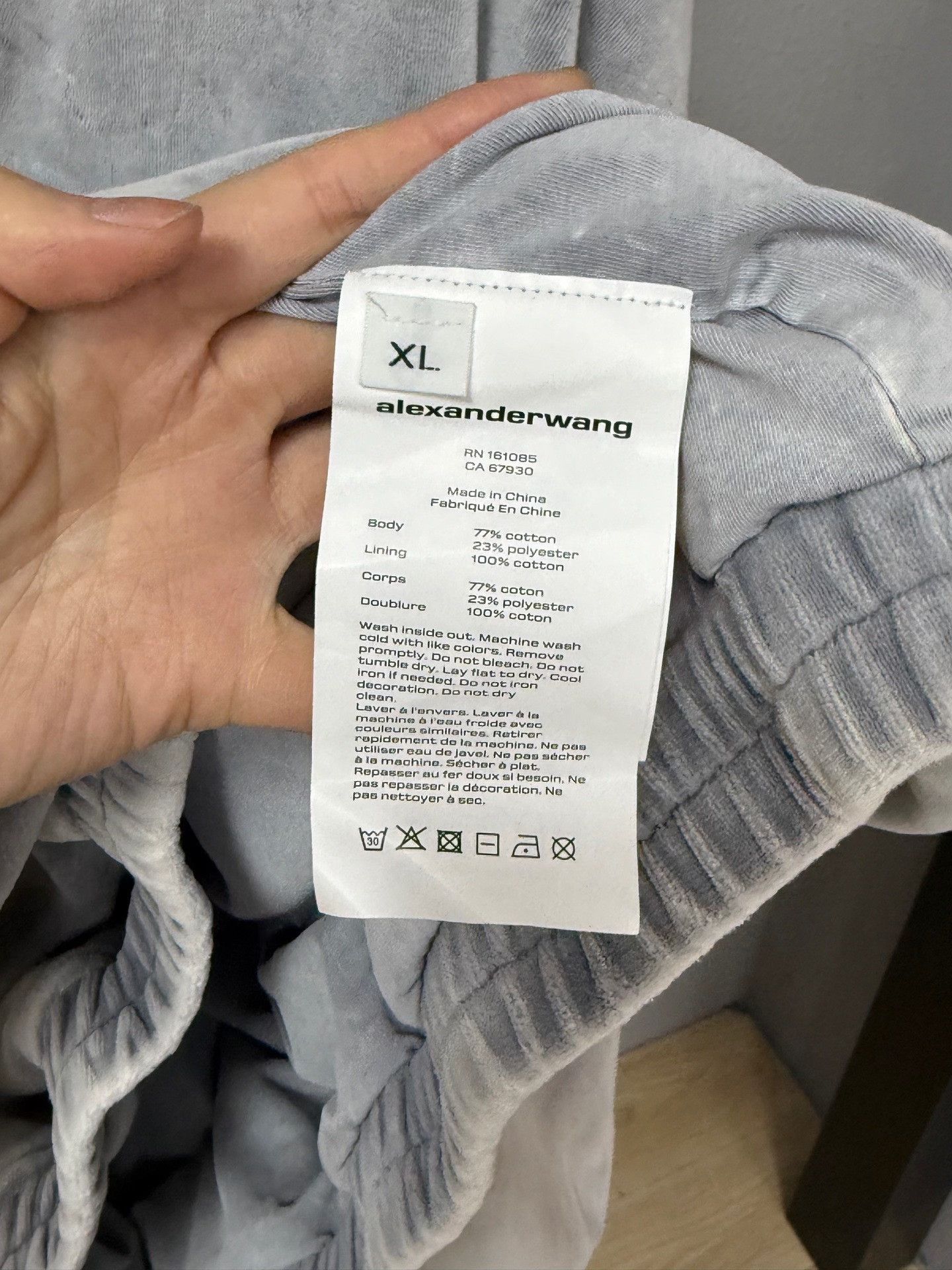 Alexander Wang Alexander Wang Tie-Dye Velvet Coat Size XL / US 12-14 / IT 48-50 - 4 Thumbnail