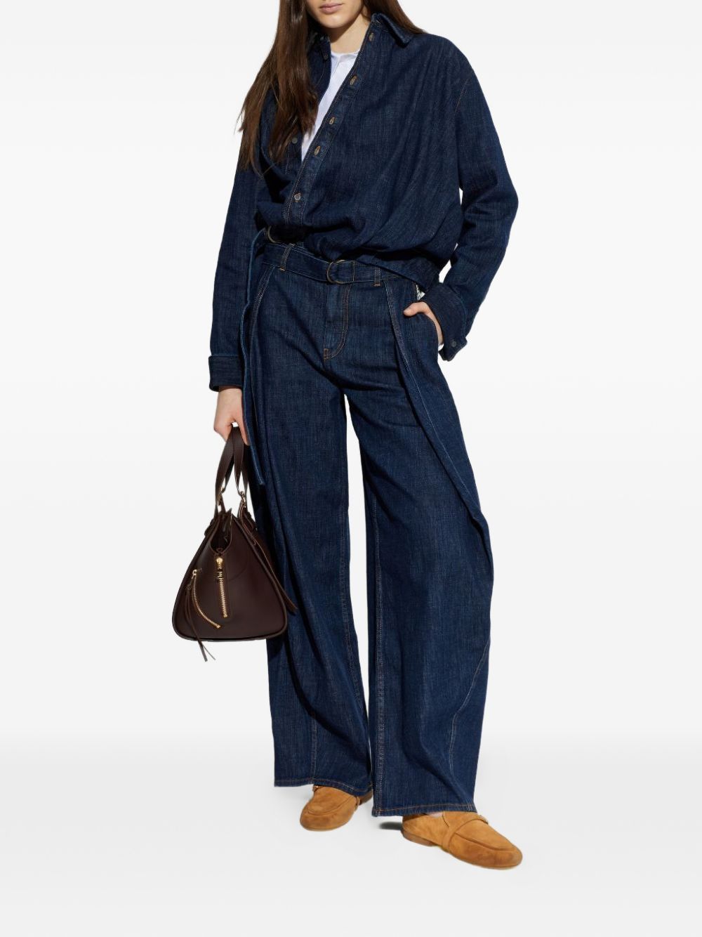 Loewe DRAPED DENIM SHIRT Size XS / US 0-2 / IT 36-38 - 5 Thumbnail