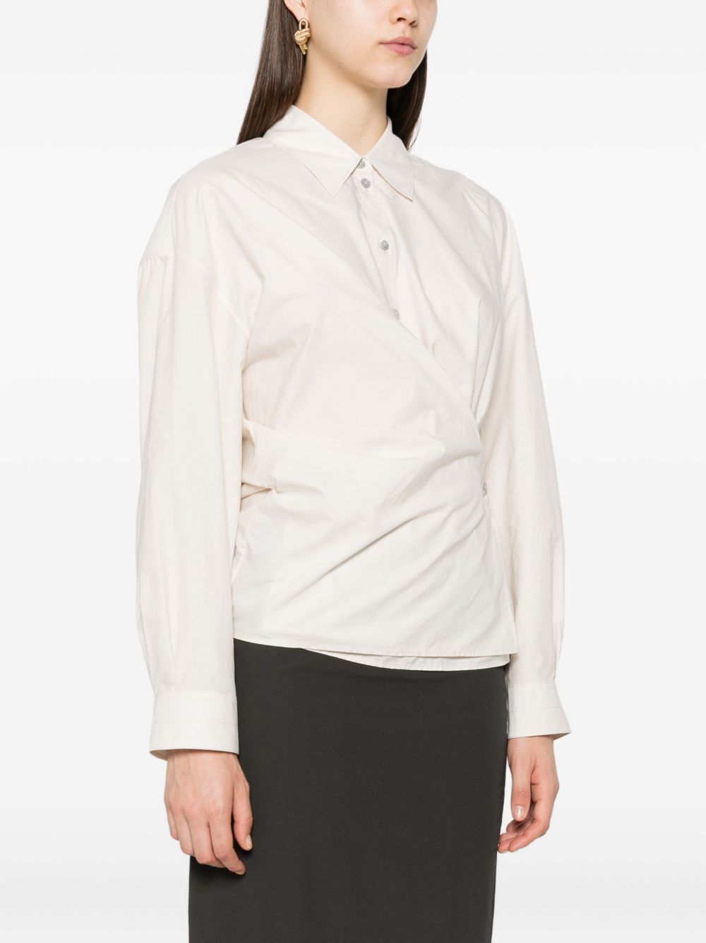 Lemaire COTTON AND SILK SHIRT Size XS / US 0-2 / IT 36-38 - 2 Thumbnail