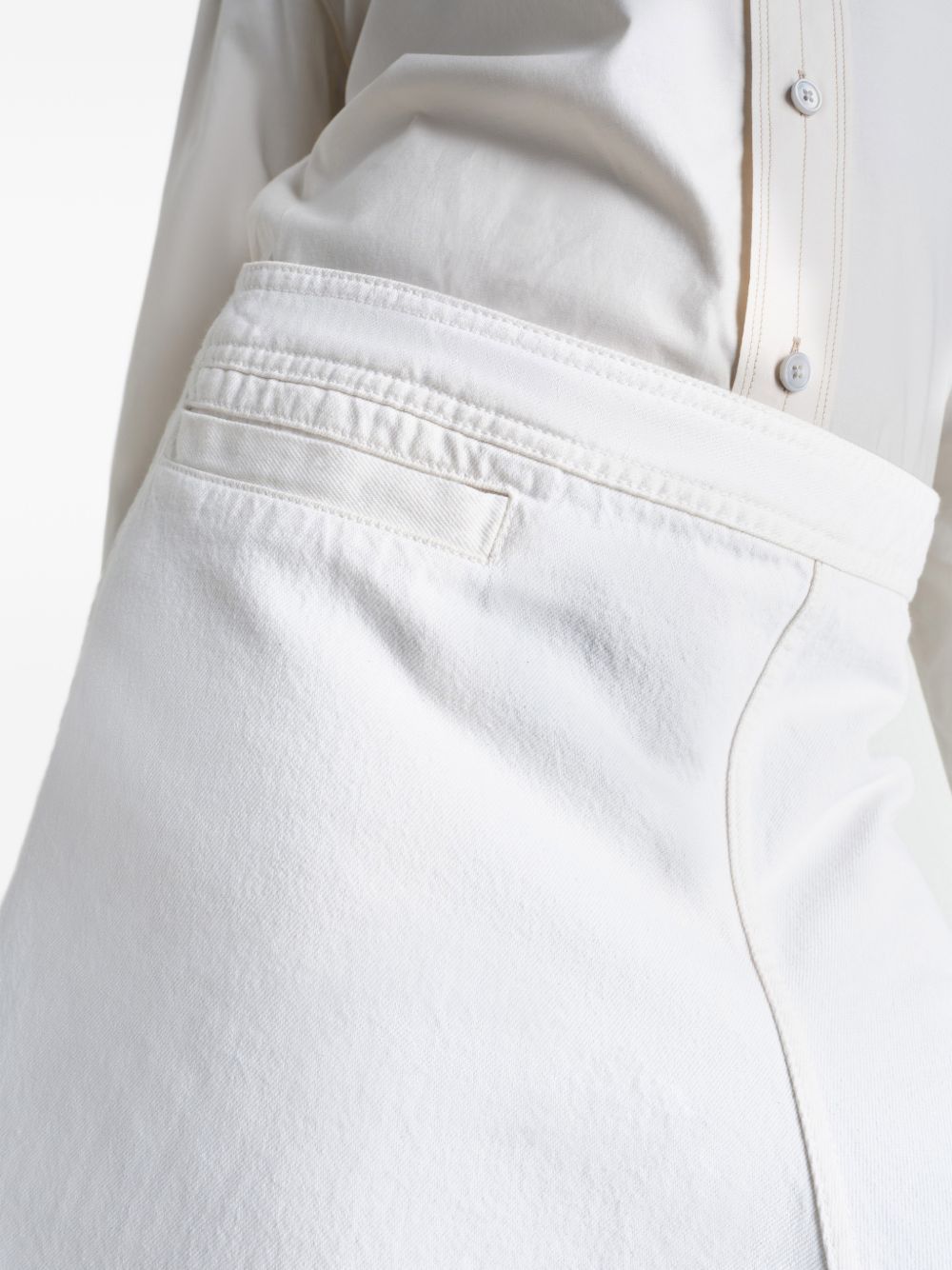 Lemaire ASYMMETRIC COTTON SKIRT Size 25" / US 0 / IT 36 - 5 Thumbnail