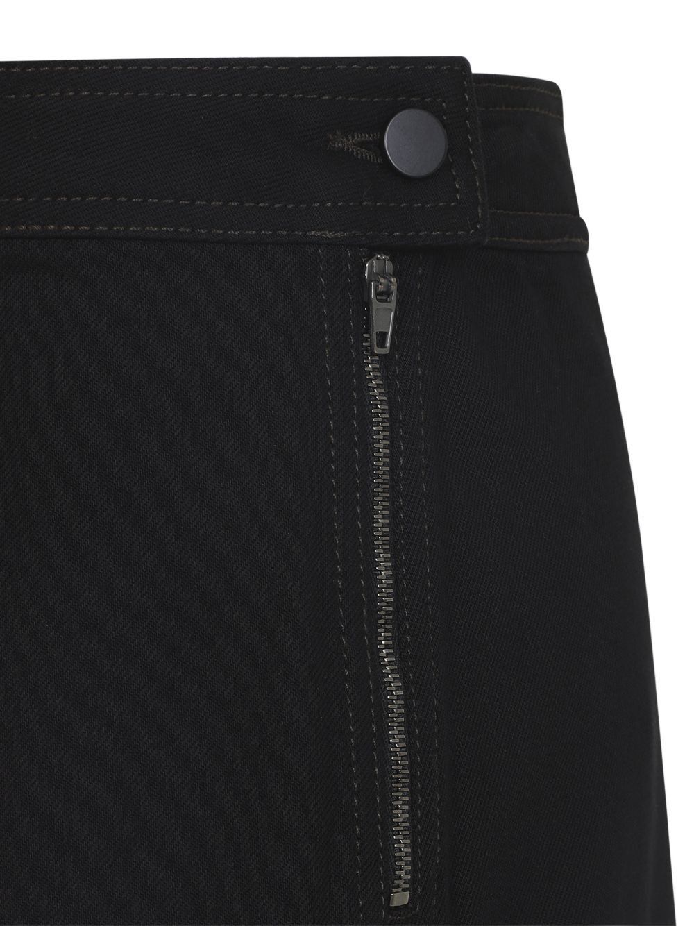 Lemaire ASYMMETRIC COTTON SKIRT Size 26" / US 2 / IT 38 - 3 Thumbnail
