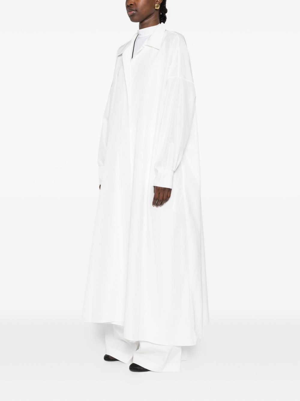 Norma Kamali OVERSIZED SHIRT DRESS Size XS / US 0-2 / IT 36-38 - 5 Thumbnail
