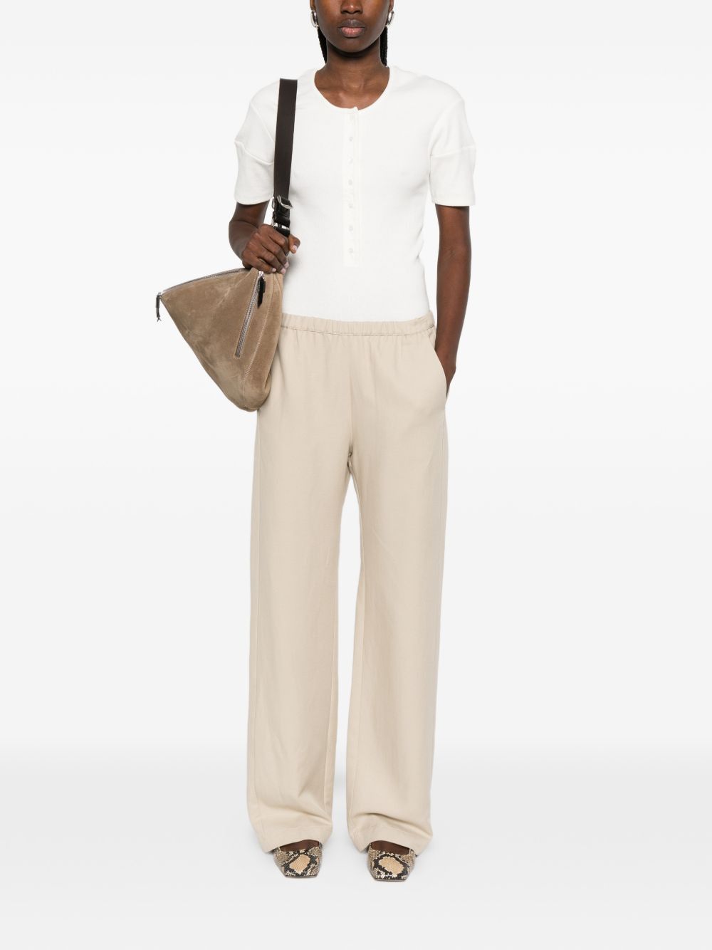 Lemaire COTTON AND LINEN T-SHIRT Size M / US 6-8 / IT 42-44 - 3 Thumbnail