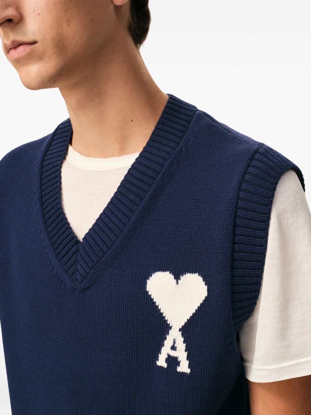 AMI AMI DE COEUR WOOL VEST Size US XL / EU 56 / 4 - 2 Thumbnail