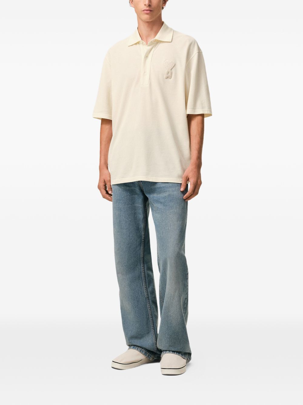 AMI AMI DE COEUR COTTON POLO SHIRT Size US M / EU 48-50 / 2 - 5 Thumbnail