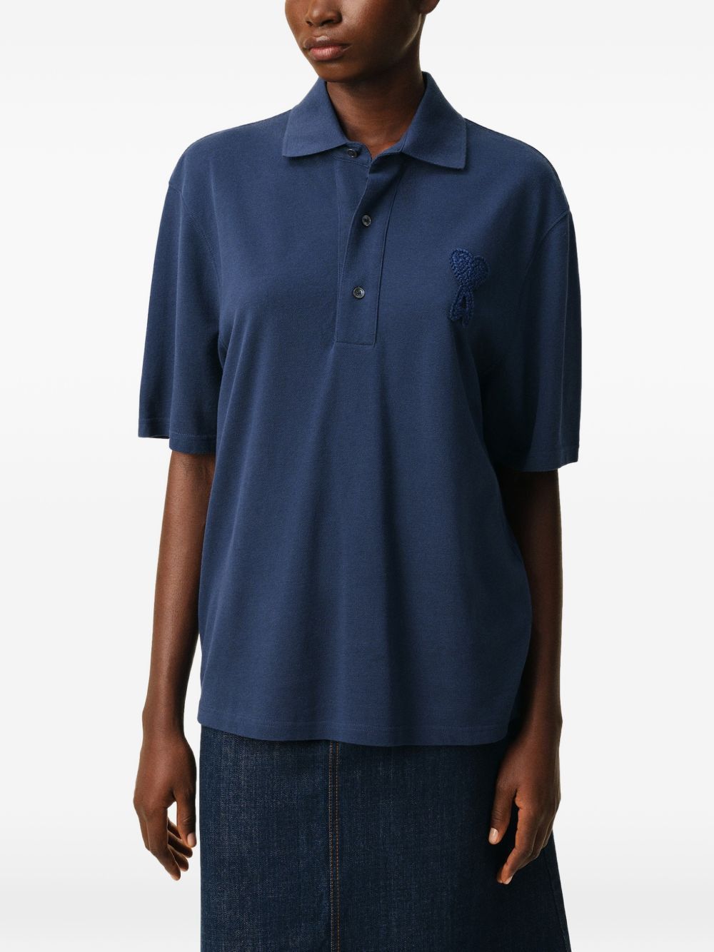 AMI AMI DE COEUR COTTON POLO SHIRT Size US S / EU 44-46 / 1 - 2 Thumbnail