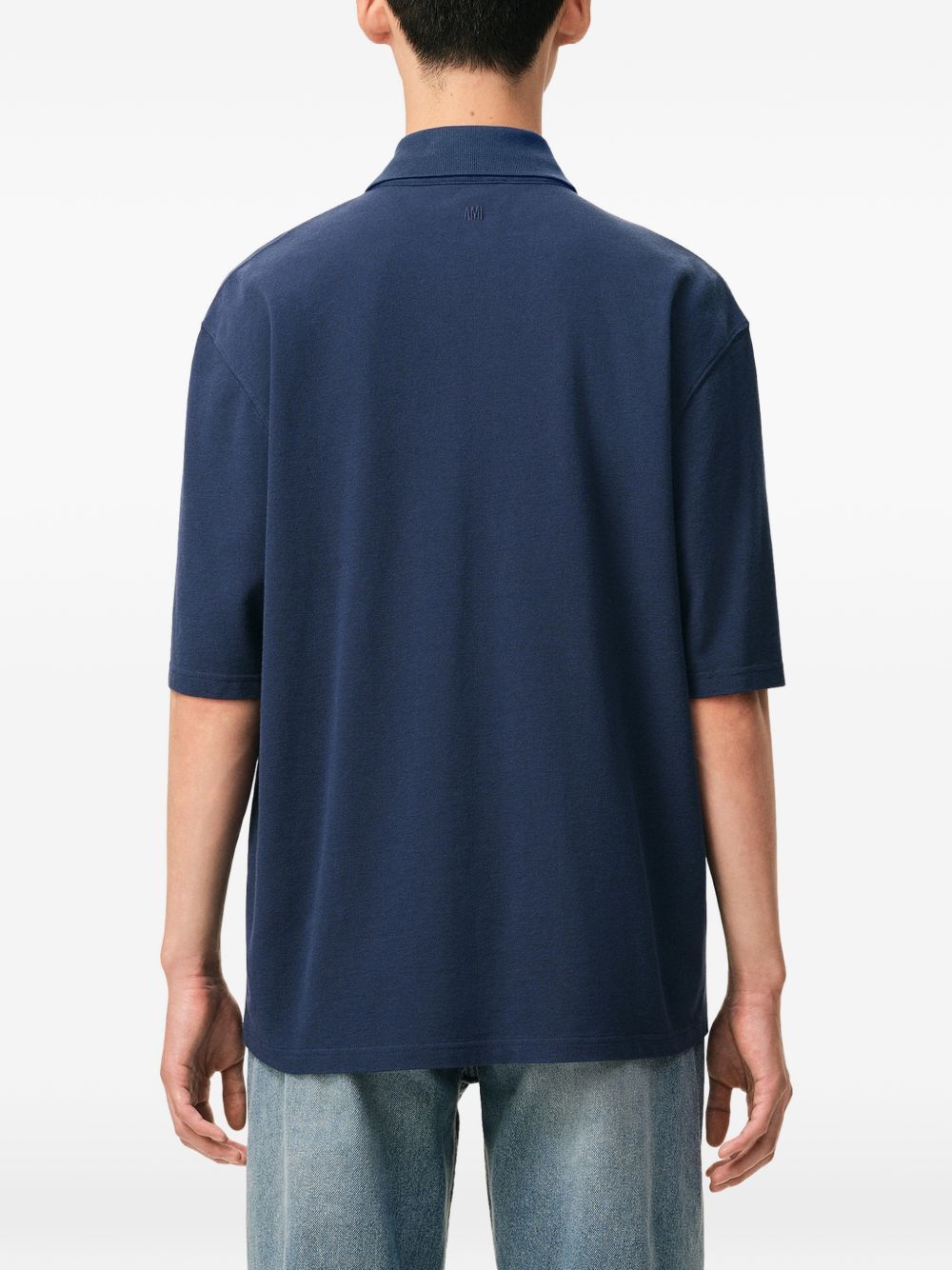 AMI AMI DE COEUR COTTON POLO SHIRT Size US S / EU 44-46 / 1 - 4 Thumbnail