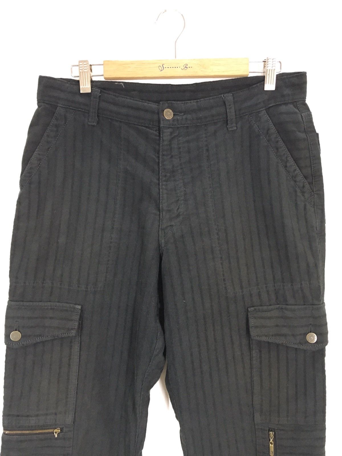 If Six Was Nine SANTA FE Striped Multi Pocket Cargo Pant Urban Tactical Nice Size US 32 / EU 48 - 2 Thumbnail