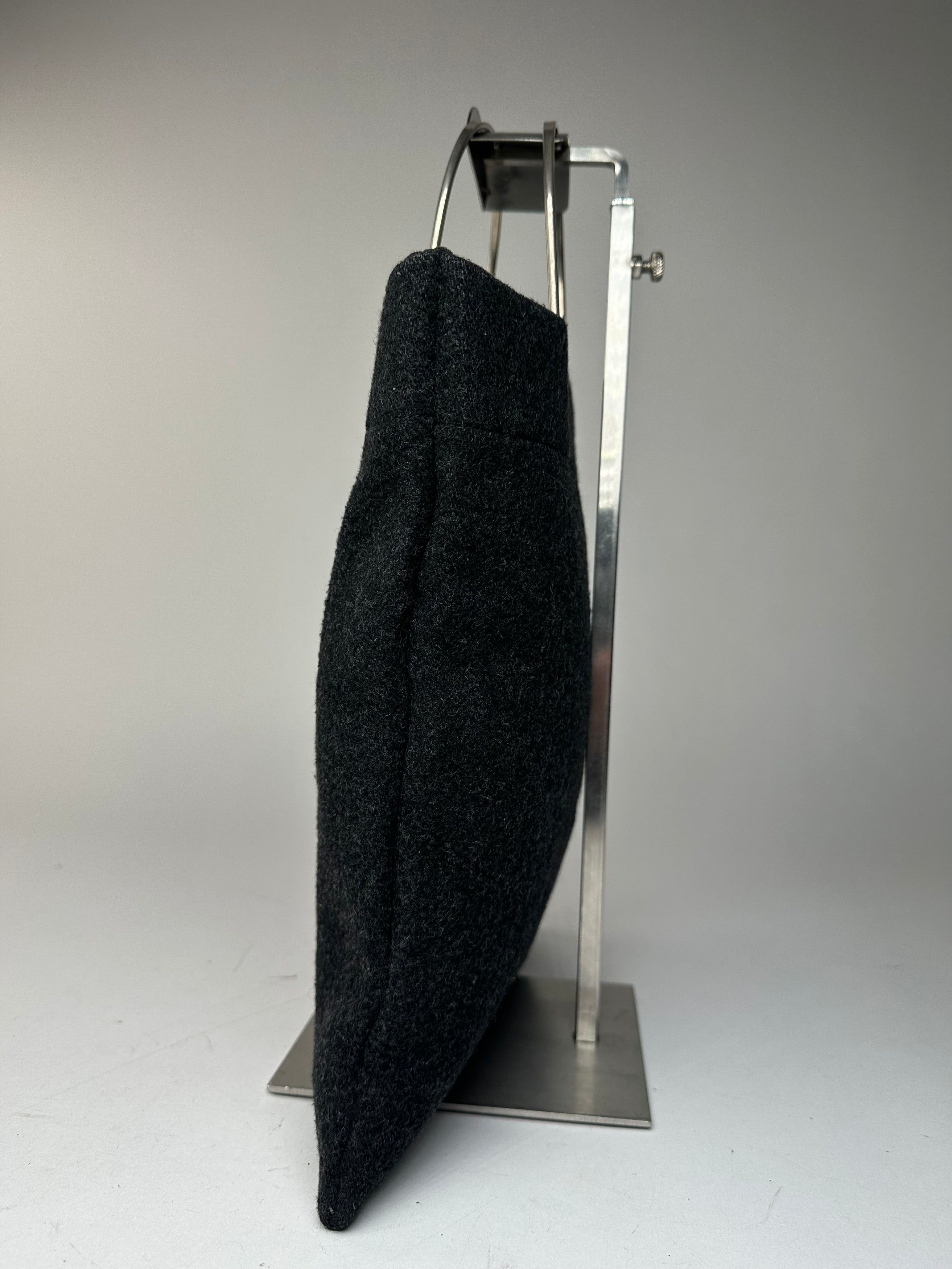 Courreges Vintage Wool Handbag Black Size ONE SIZE - 6 Thumbnail