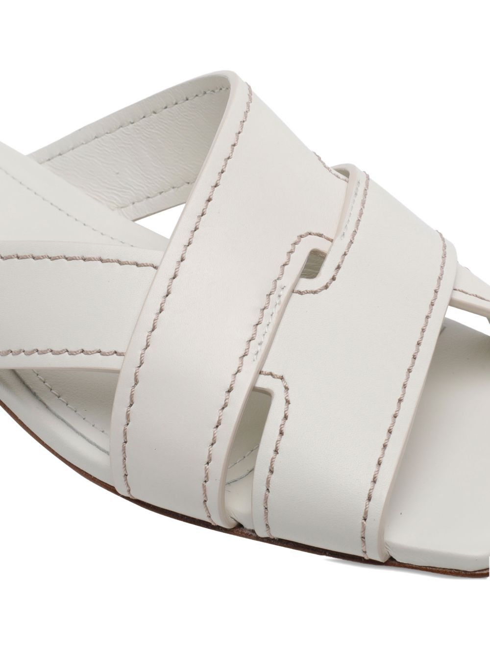 Tod's LEATHER FLAT SANDALS Size US 7 / IT 37 - 3 Thumbnail