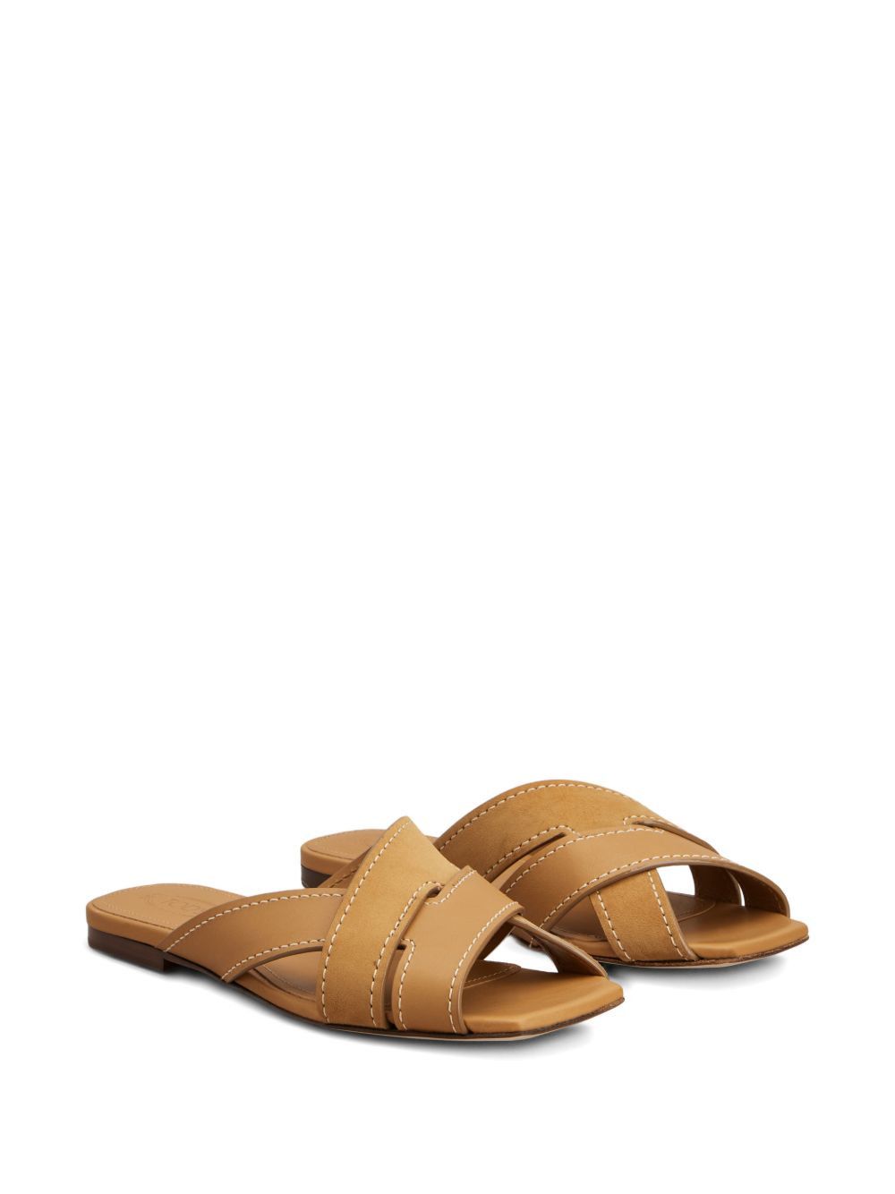 Tod's LEATHER FLAT SANDALS Size US 6 / IT 36 - 2 Thumbnail