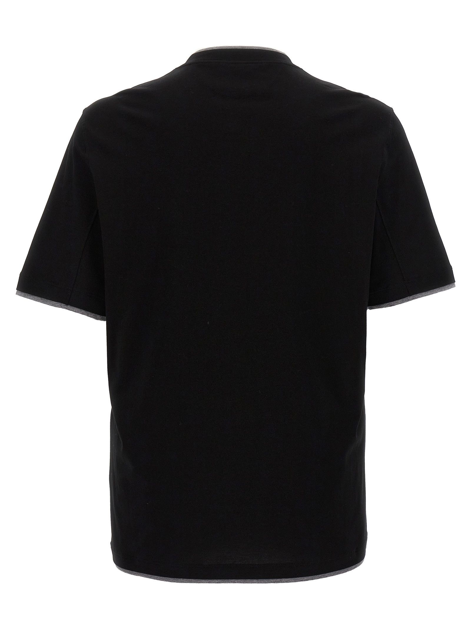 Brunello Cucinelli Double hem t-shirt Size US XL / EU 56 / 4 - 2 Thumbnail