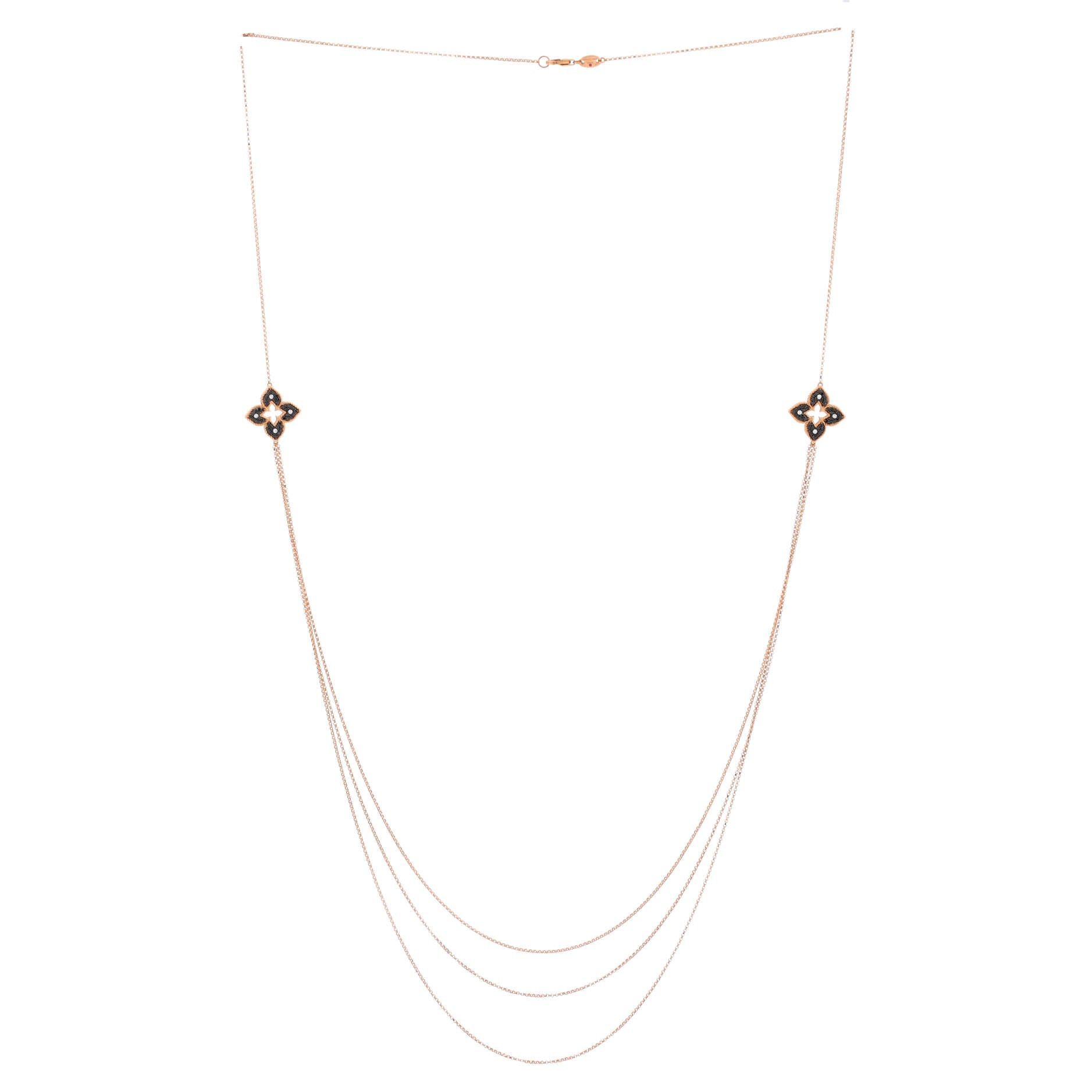 Other Petite Venetian Princess Flower Three Strand Long Necklace Size ONE SIZE - 2 Thumbnail