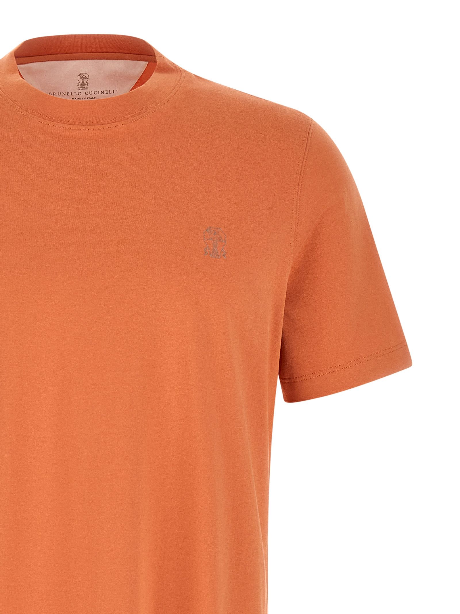 Brunello Cucinelli Logo print T-shirt Size US L / EU 52-54 / 3 - 3 Thumbnail