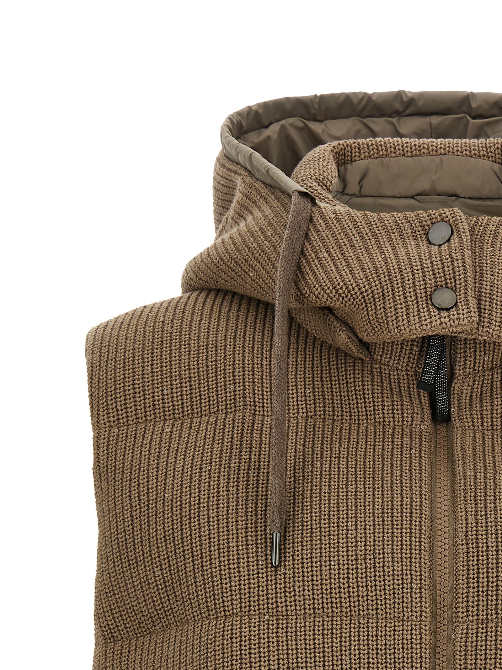 Brunello Cucinelli Sleeveless down jacket Size S / US 4 / IT 40 - 4 Thumbnail
