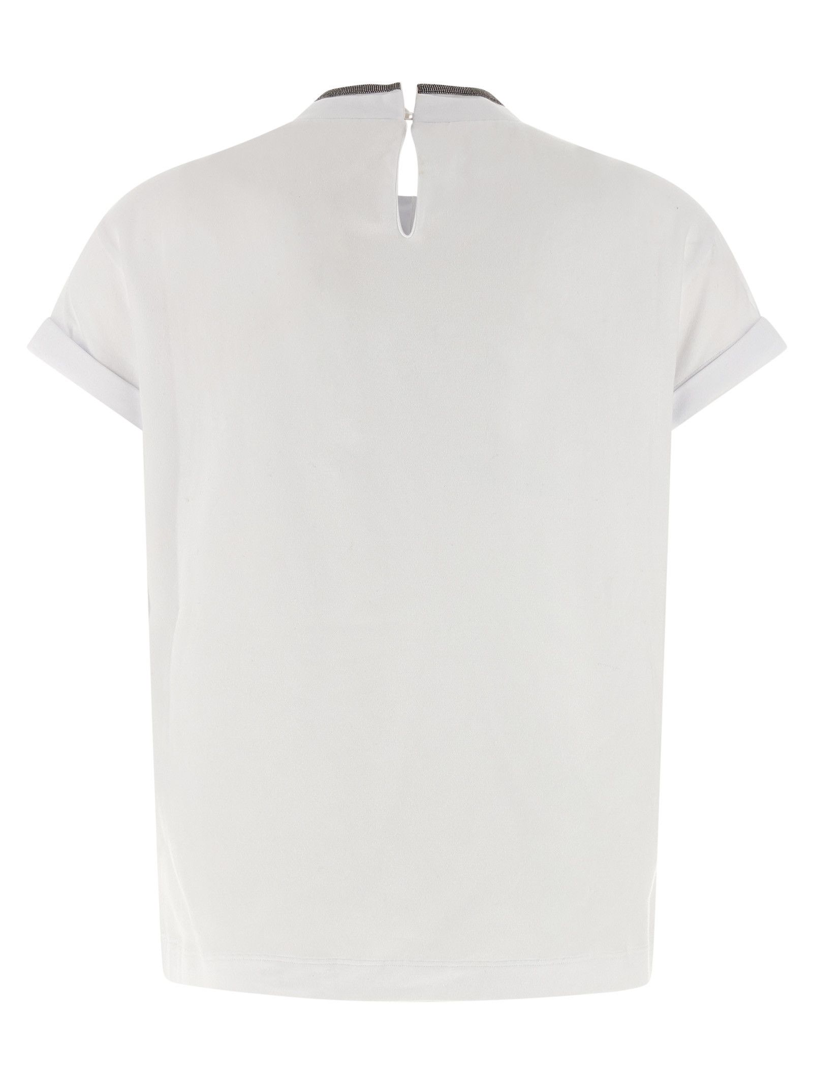 Brunello Cucinelli ‘Monile’ jersey T-shirt Size S / US 4 / IT 40 - 2 Thumbnail