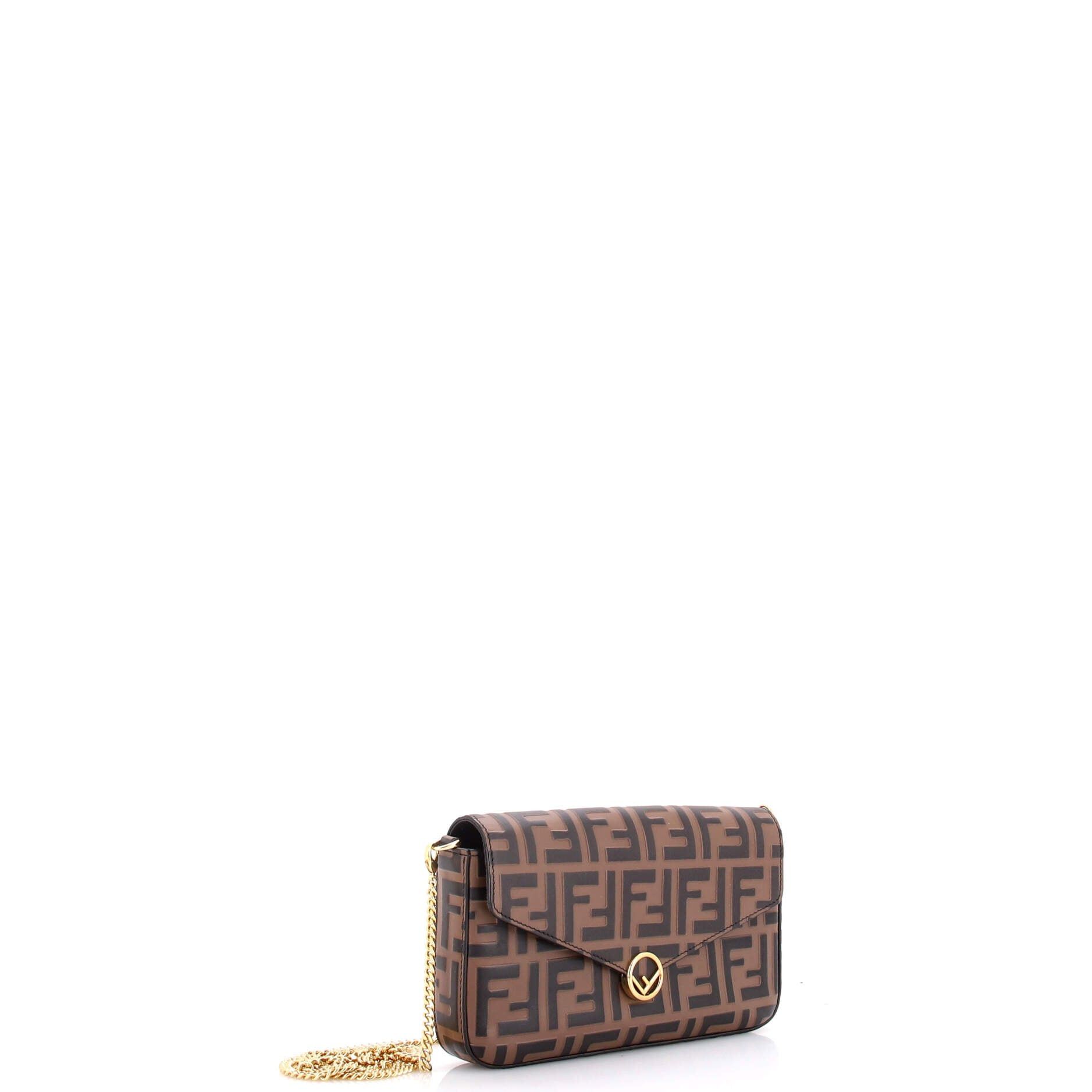 Fendi F is Envelope Clutch on Chain Size ONE SIZE - 2 Thumbnail