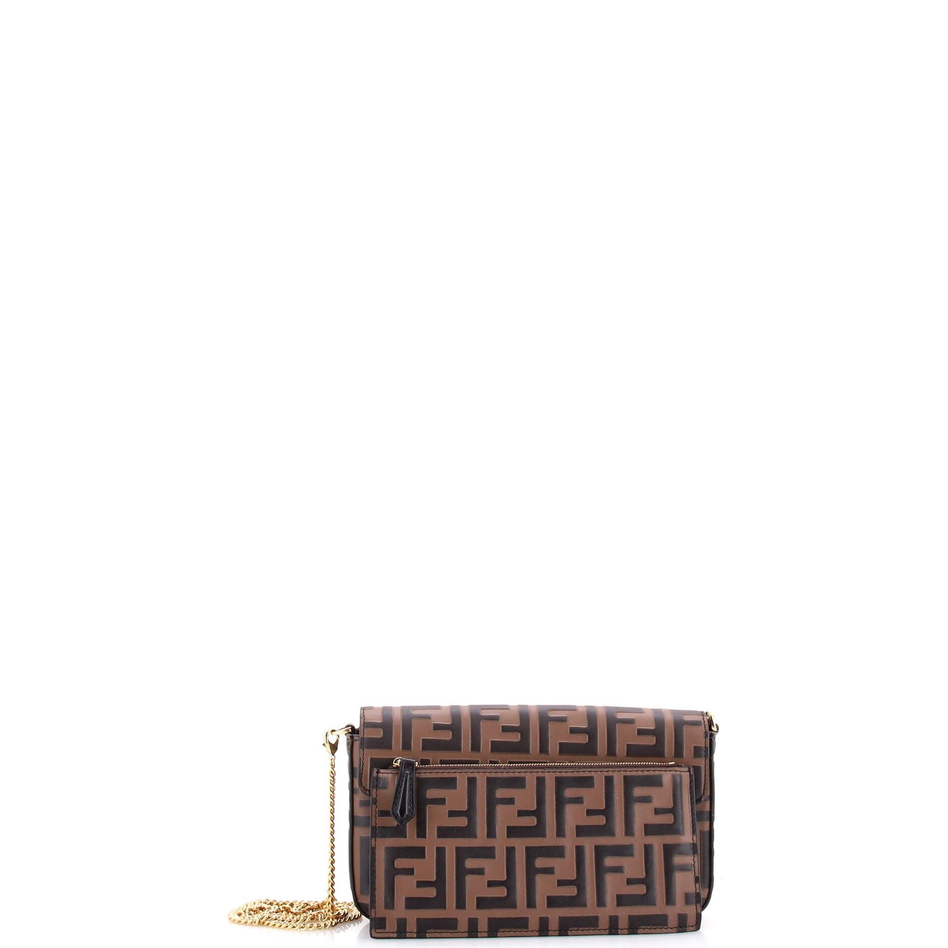 Fendi F is Envelope Clutch on Chain Size ONE SIZE - 3 Thumbnail