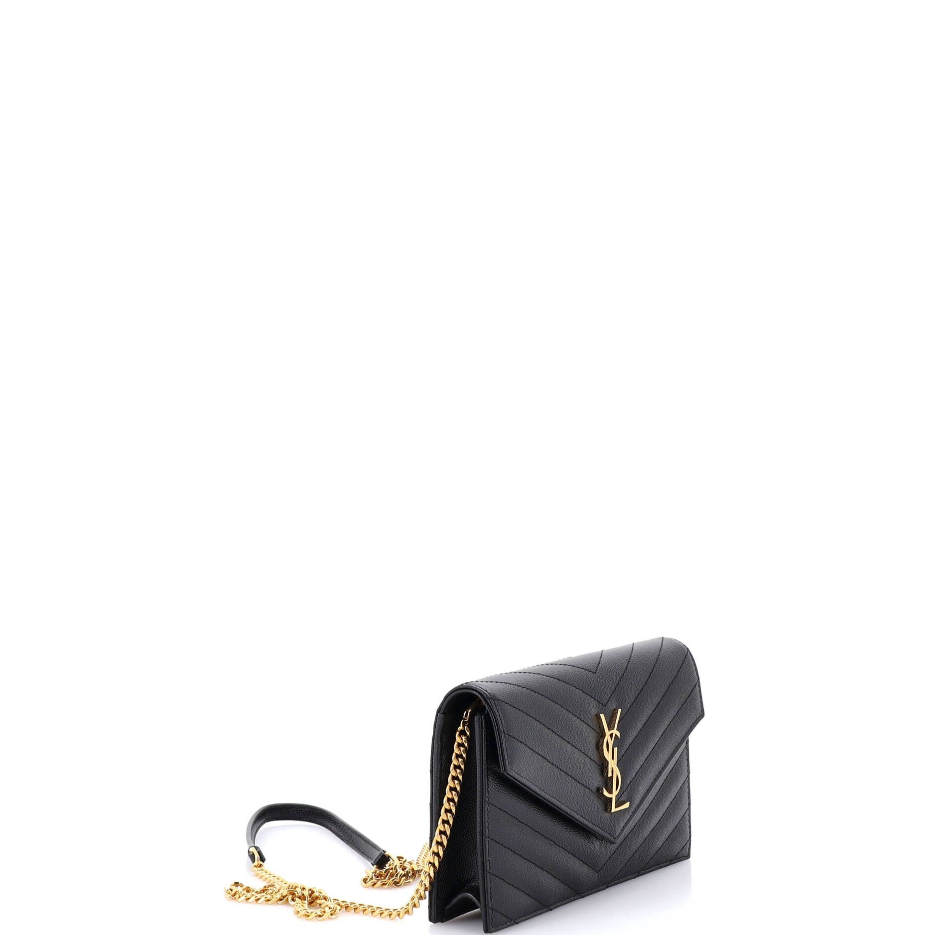 Saint Laurent Paris Classic Monogram Wallet on Chain Size ONE SIZE - 2 Thumbnail
